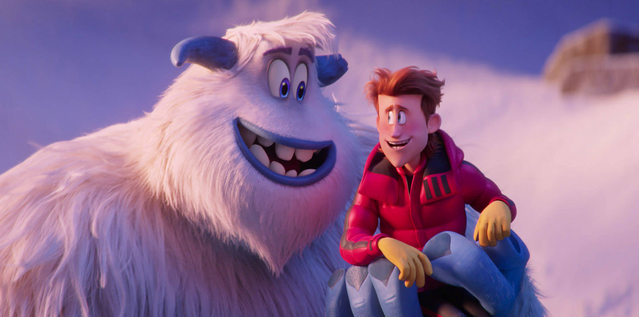 Download Smallfoot Migo And Percy Friendship Wallpaper | Wallpapers.com