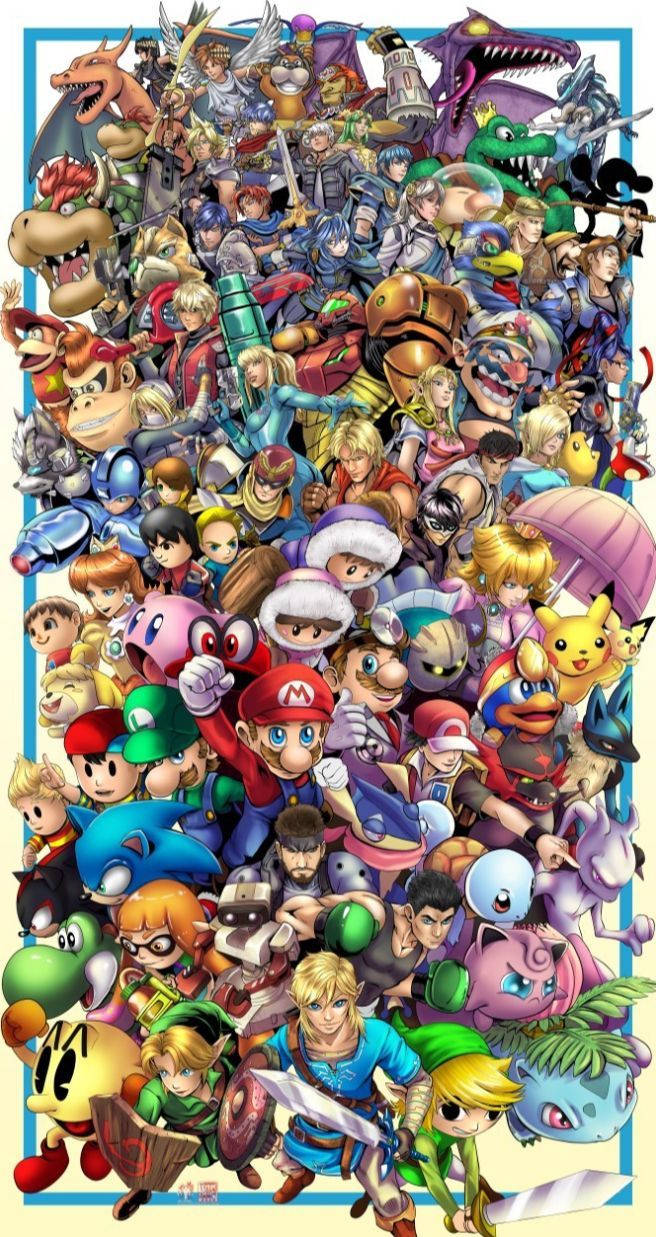 Smash Ultimate Group Photo Background