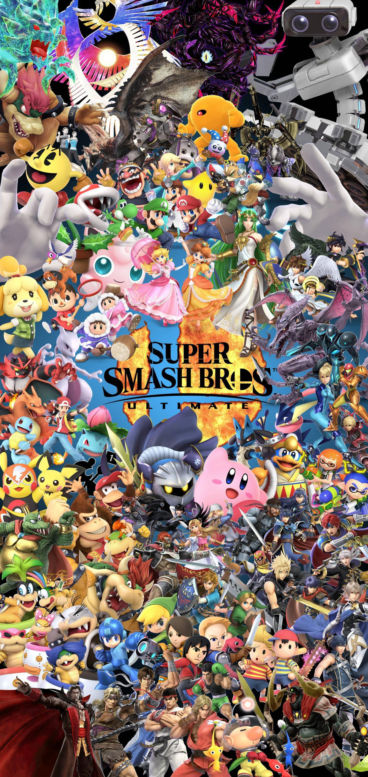 Smash Ultimate In Mobile Background