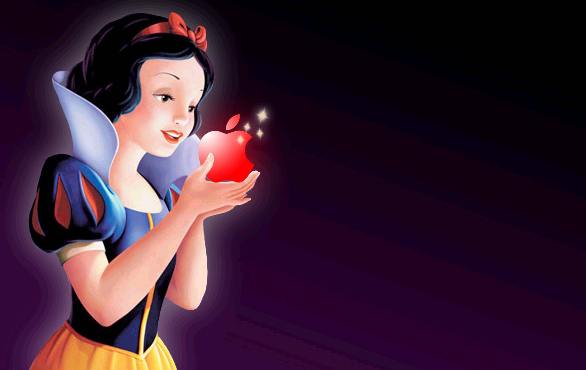 Snow White Graphic Poster Background