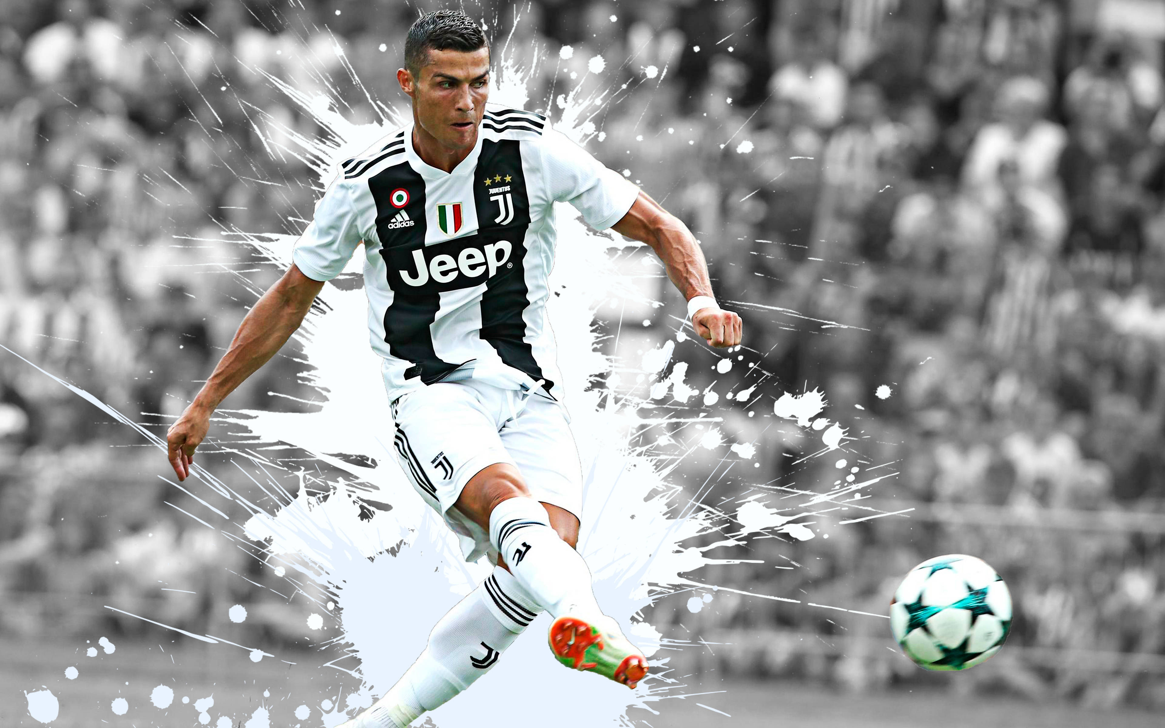 Download Soccer Art Cristiano Ronaldo Hd 4k Wallpaper 