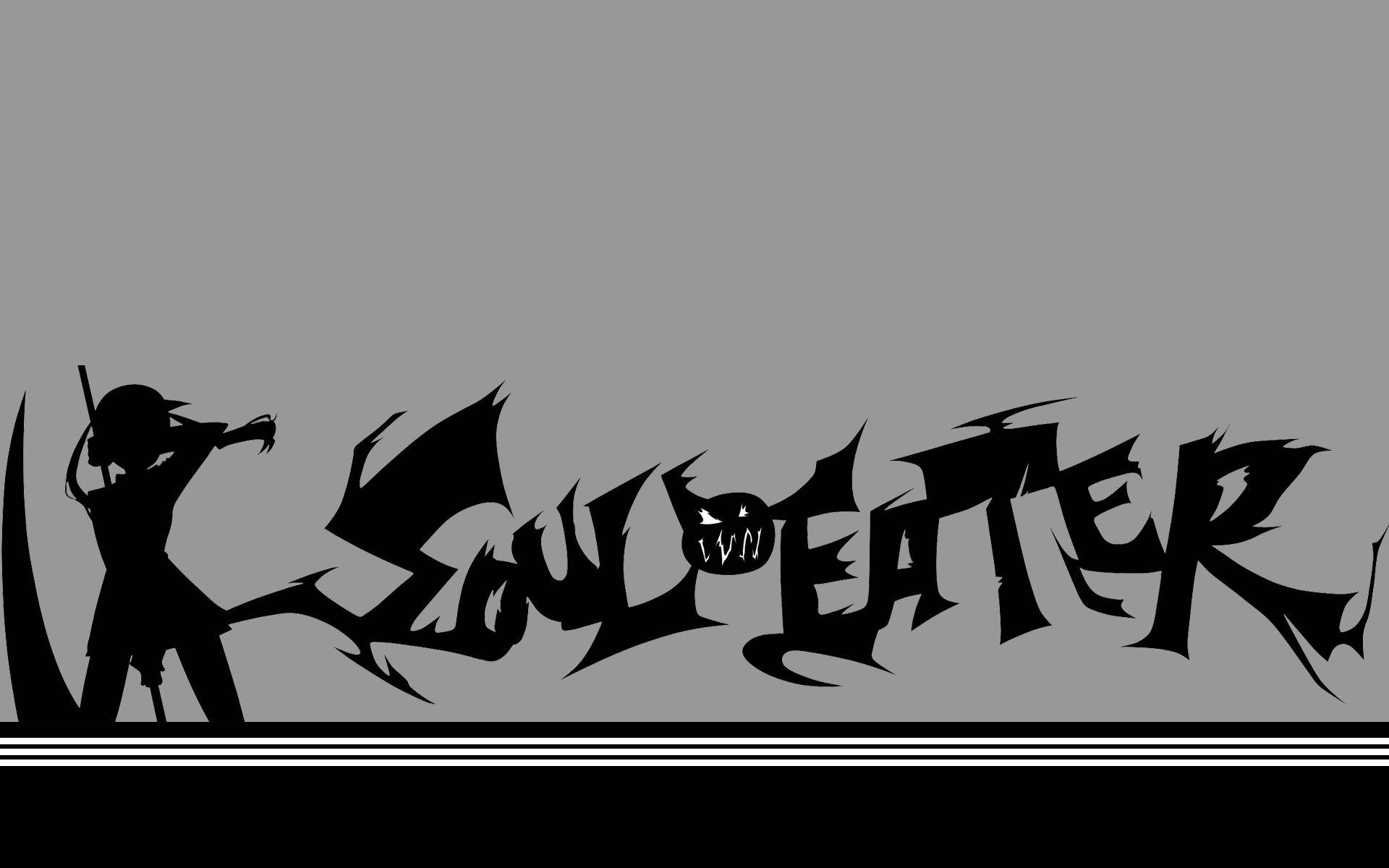 Soul Eater Maka On Gray Background Background