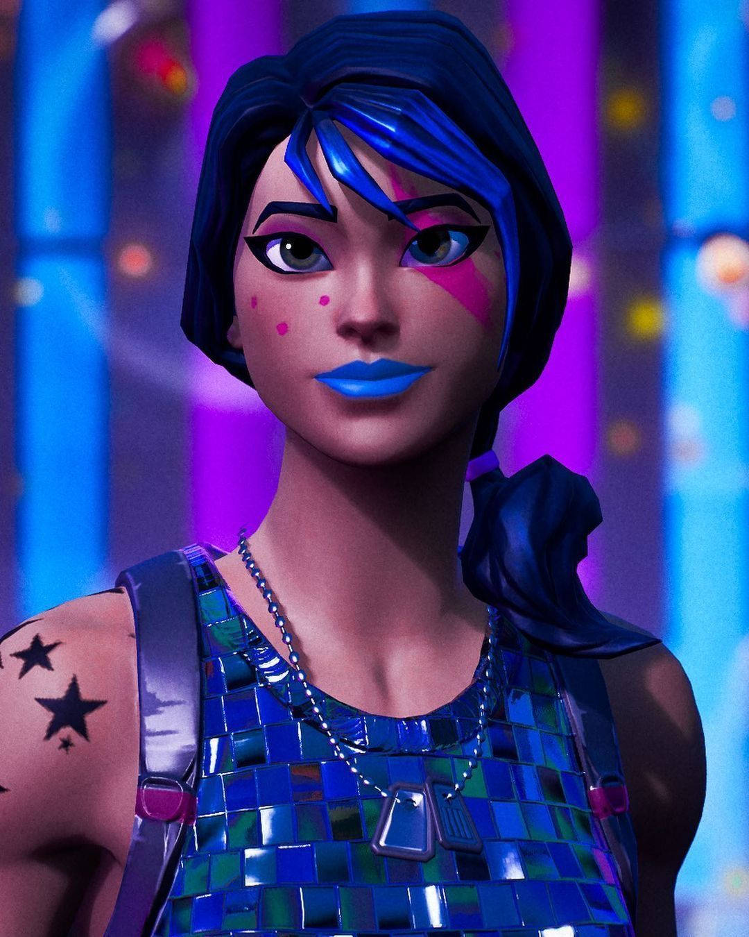 Baixe Papéis De Parede Do Animeo Seu Jogo Com A Roupa Sparkle Specialist Do Fortnite