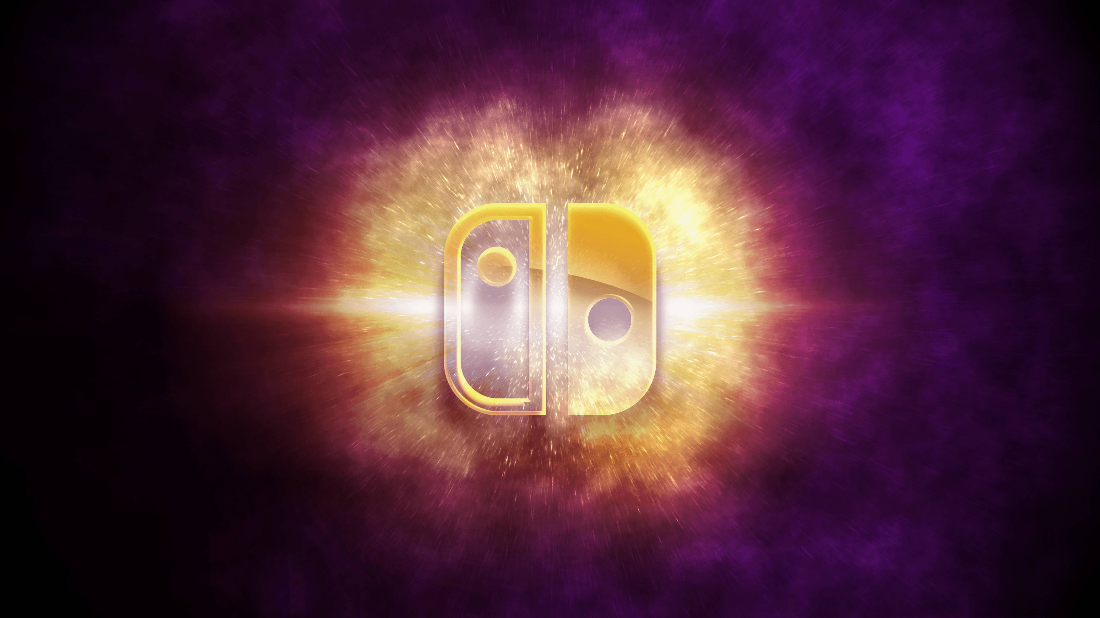 Sparkling Nintendo Switch Graphic Art Background