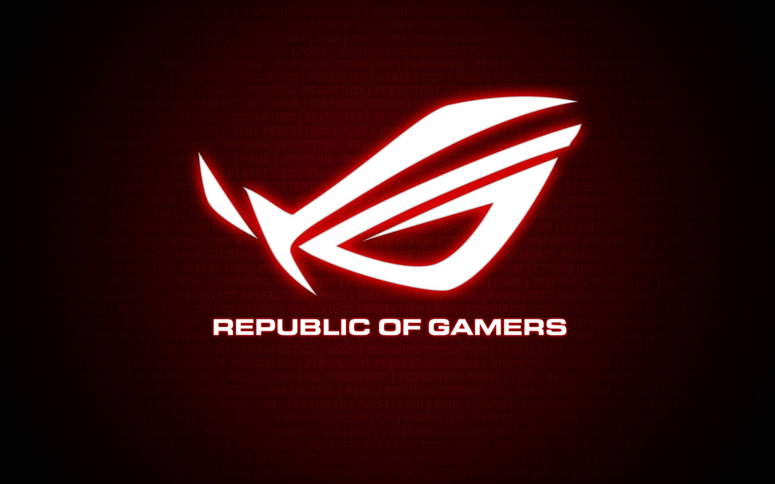 Sparkling Rog Logo Background