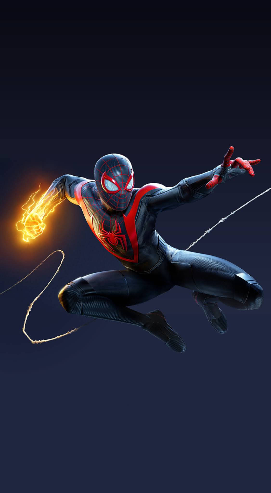 Download Spider Man Glowing Hand Mobile Wallpaper 