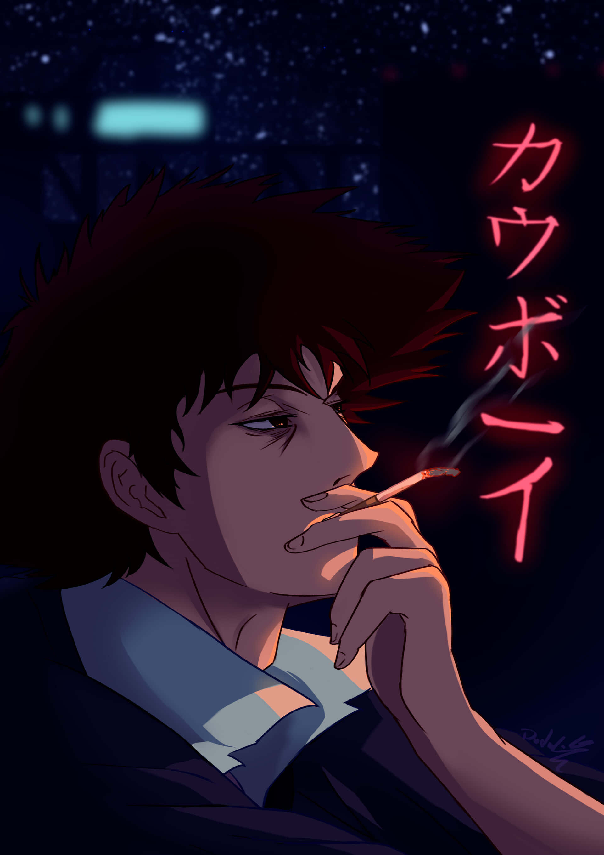 Download Spike Spiegel 1920 X 2716 Wallpaper Wallpaper | Wallpapers.com