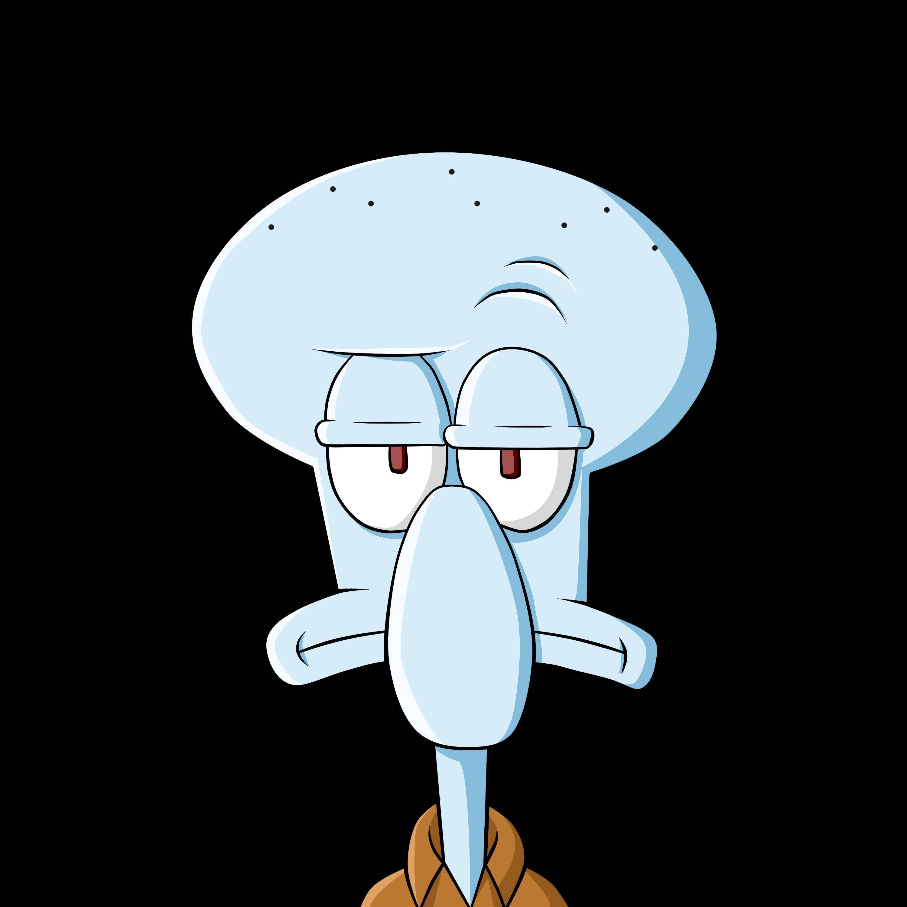 Downloaden Squidwardtentacles Porträt Wallpaper | Wallpapers.com