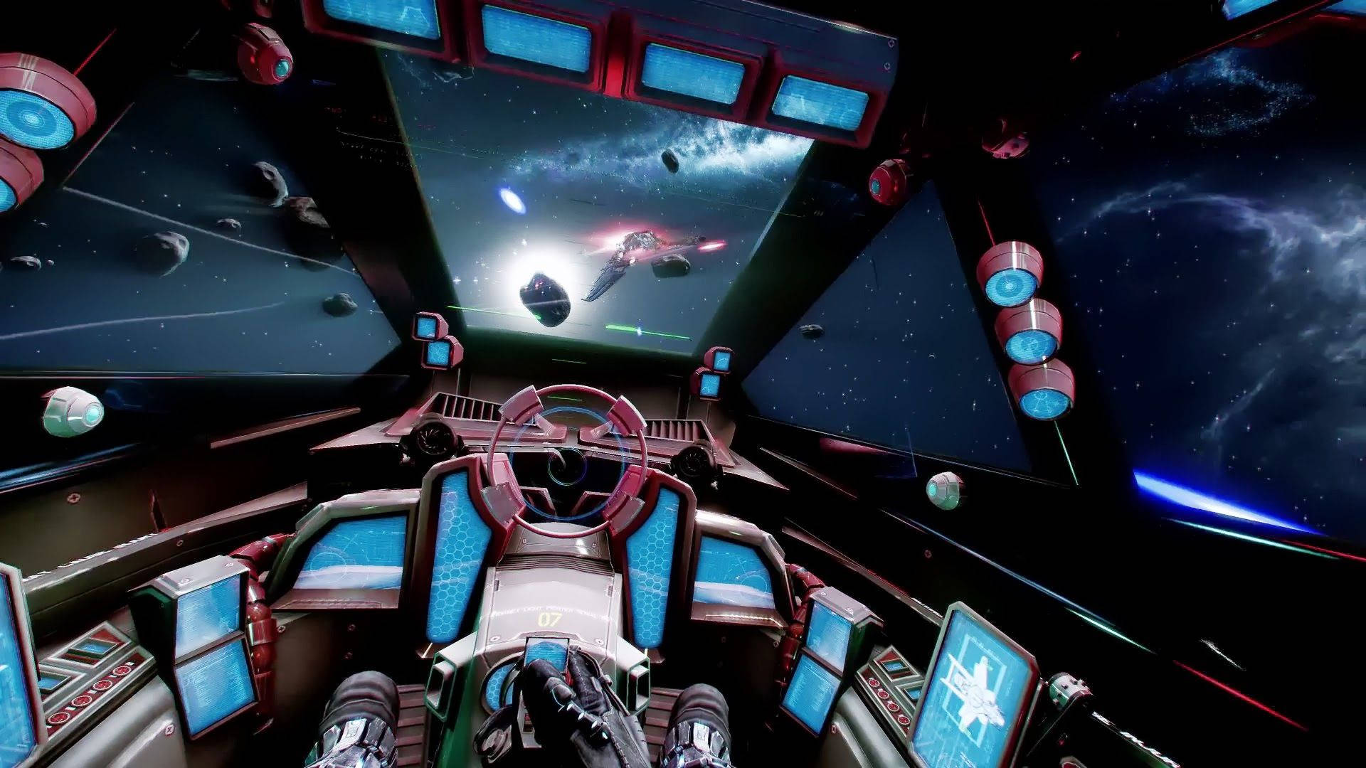 Star Citizen Spaceship Cockpit Background