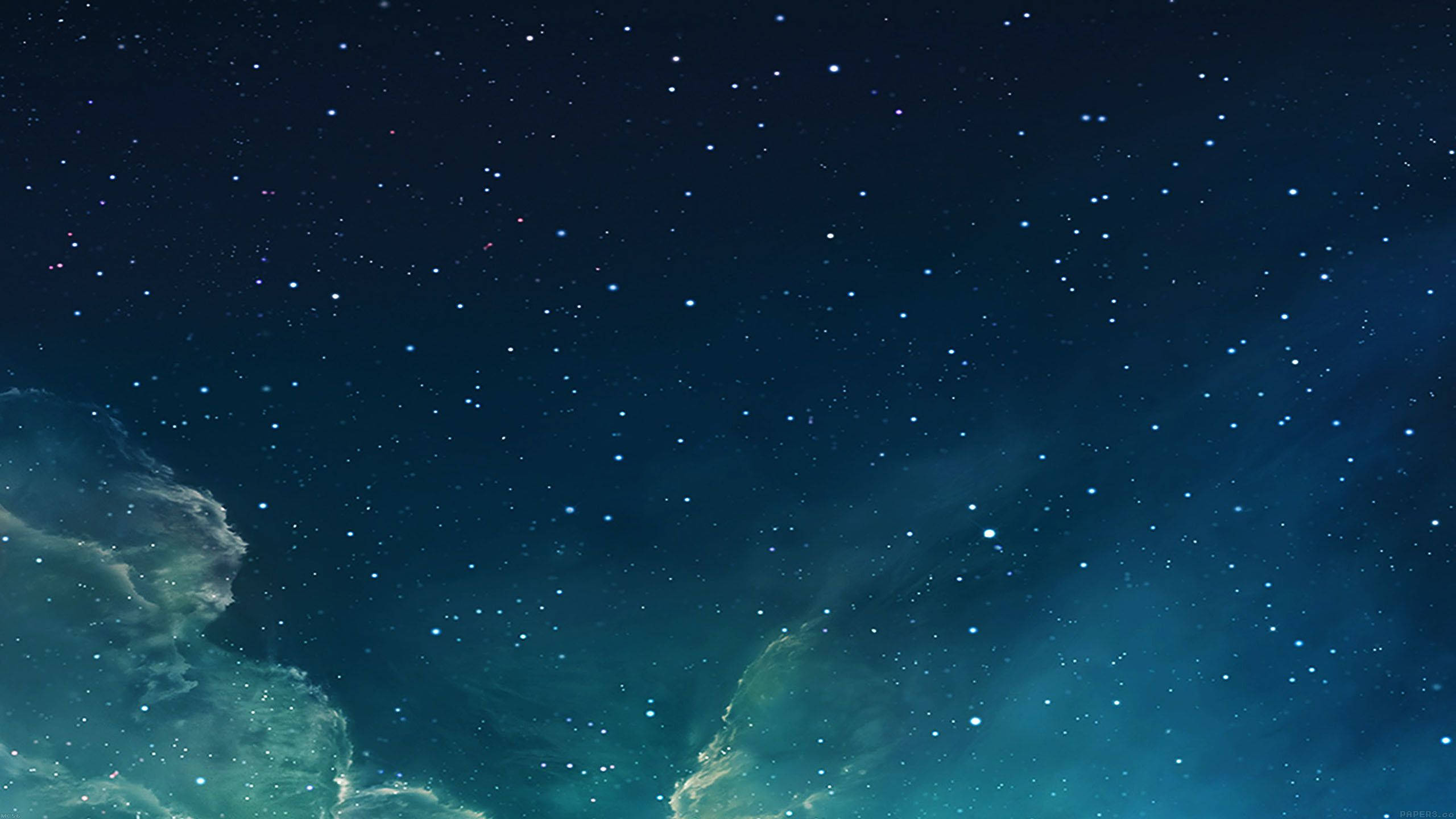 Download Star Filled Blue Galaxy Wallpaper 