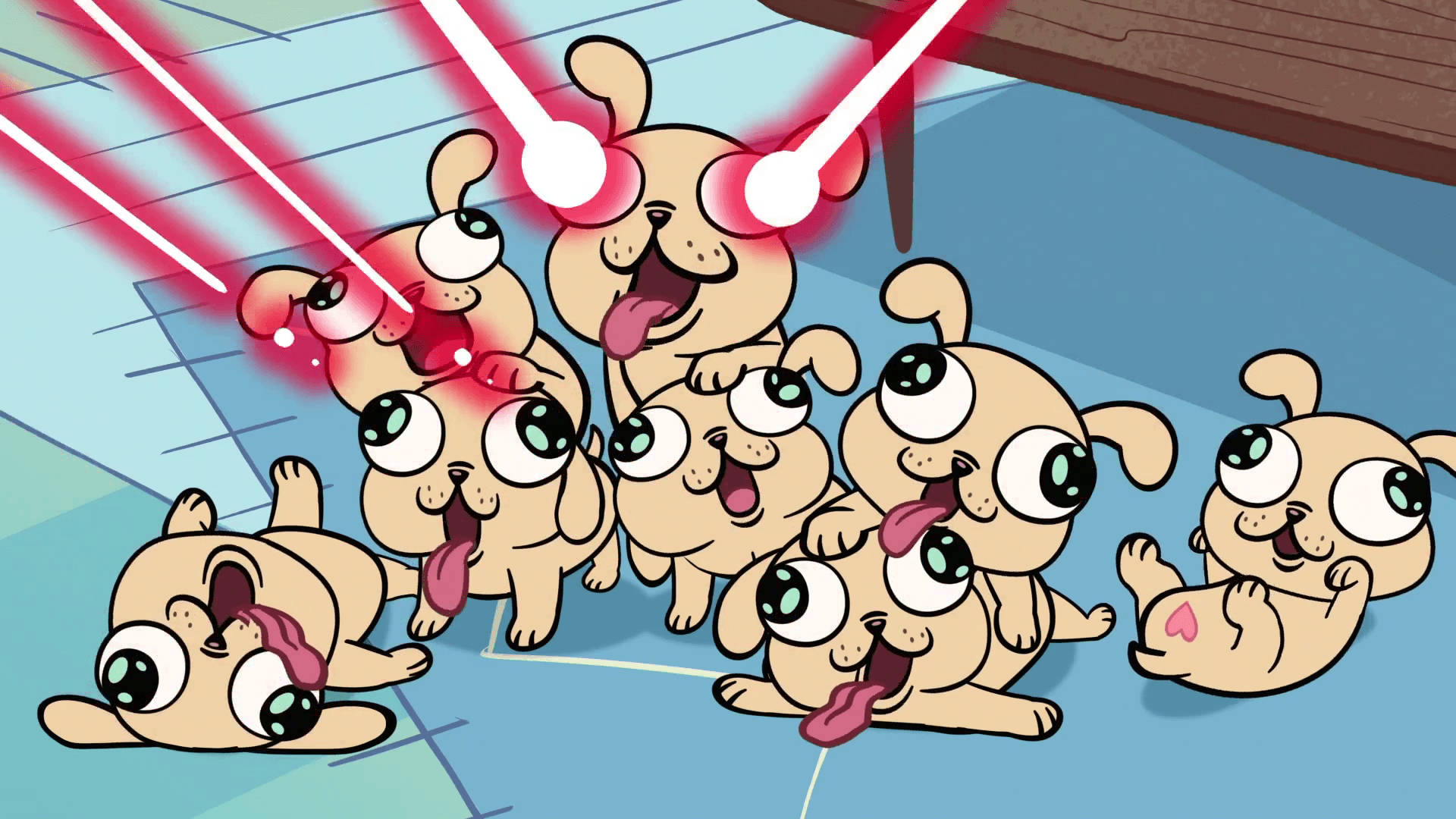 Star Vs. The Forces Of Evil Cute Puppy Background