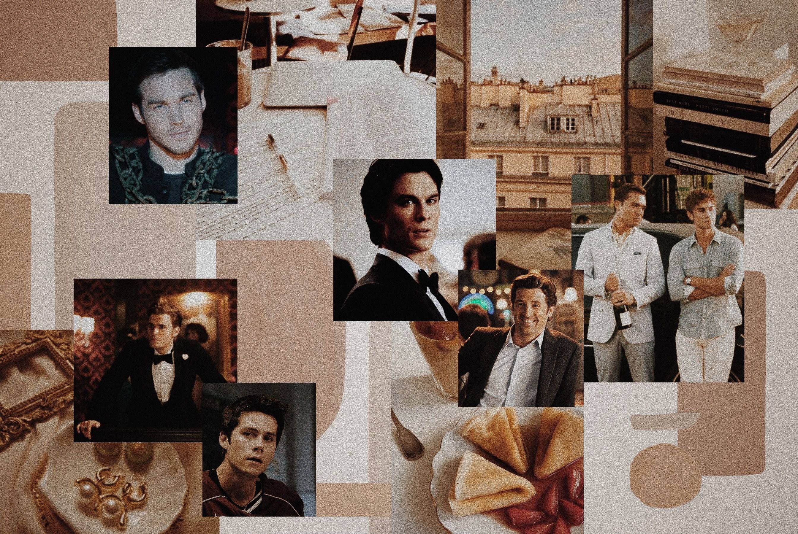 Download Stefan Salvatore Aesthetic Collage Wallpaper Wallpapers Com