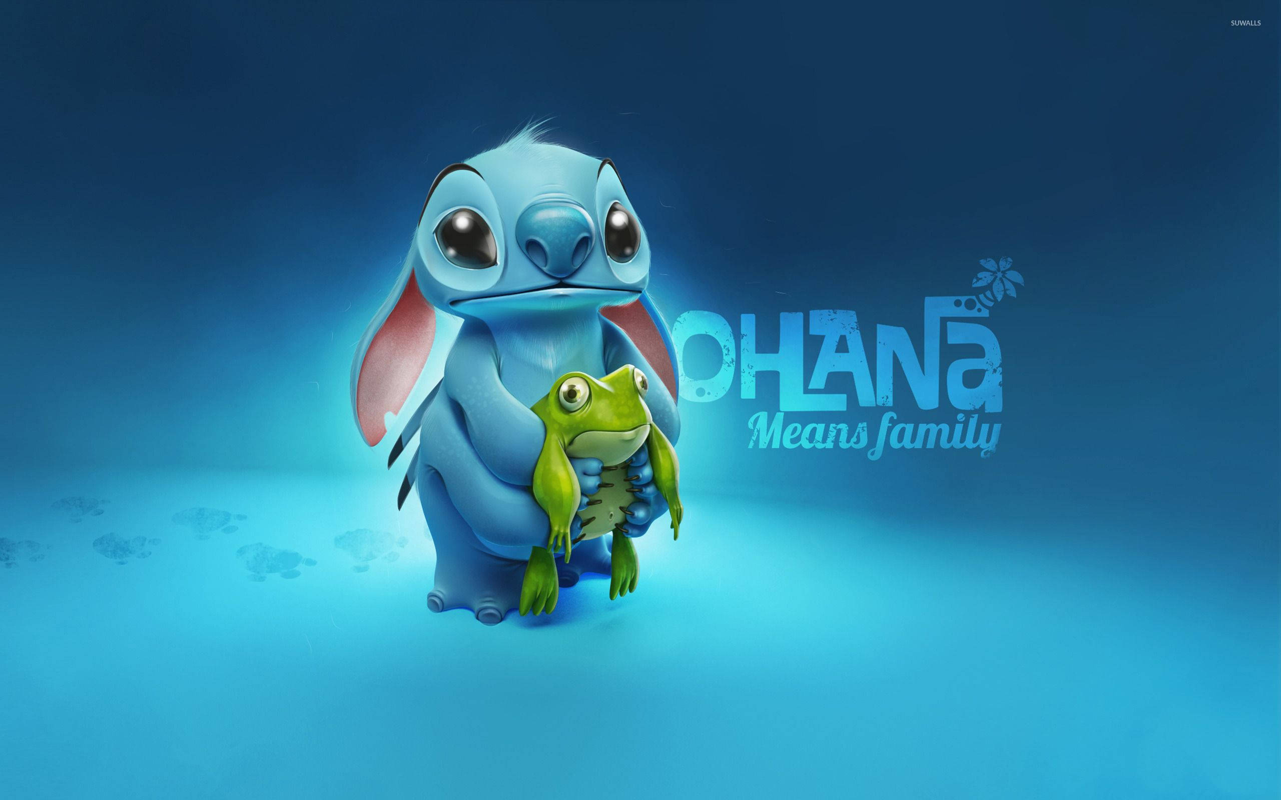 Download Stitch Ohana Means Family Wallpaper 