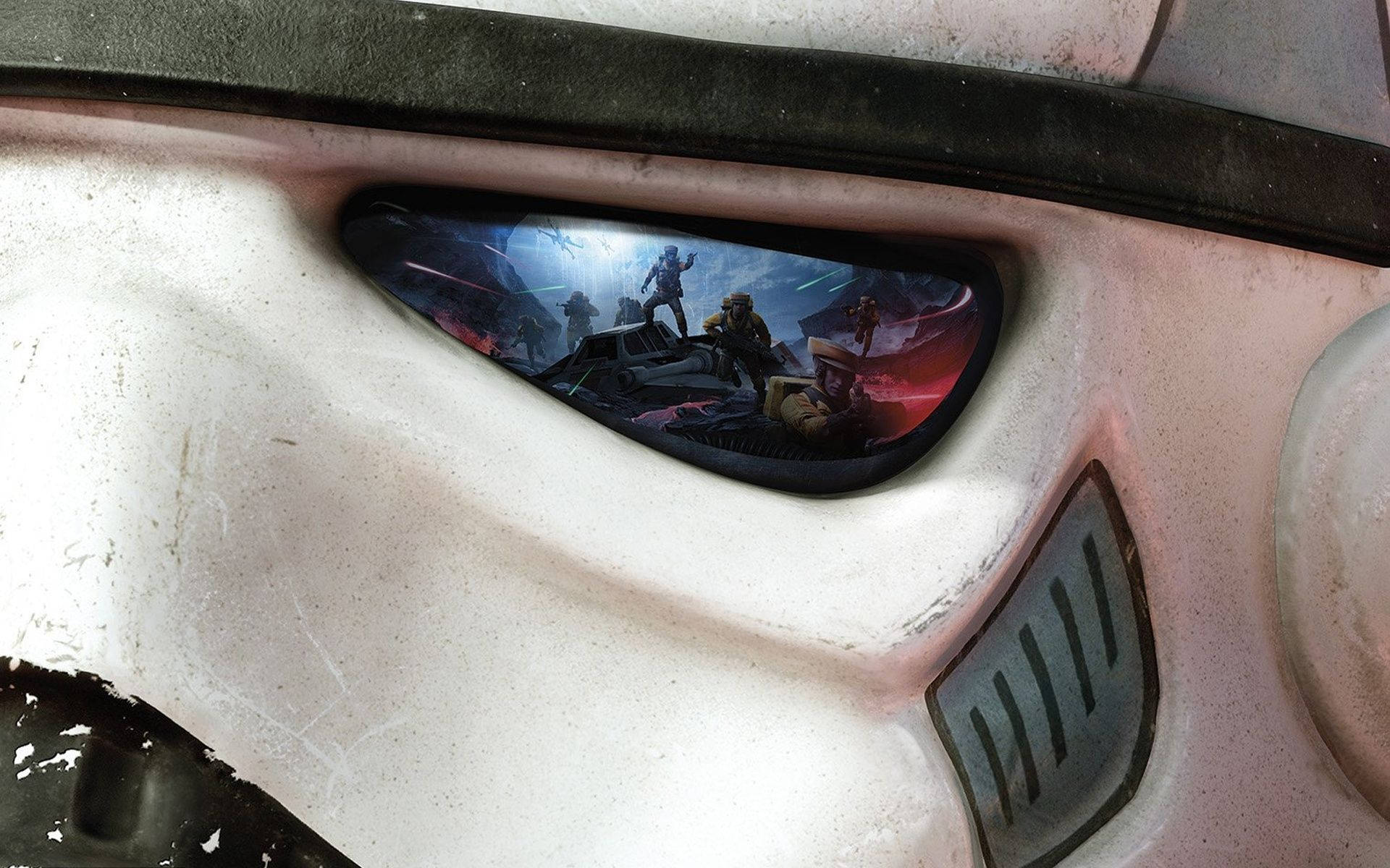 Stormtrooper Helmet Lens Background