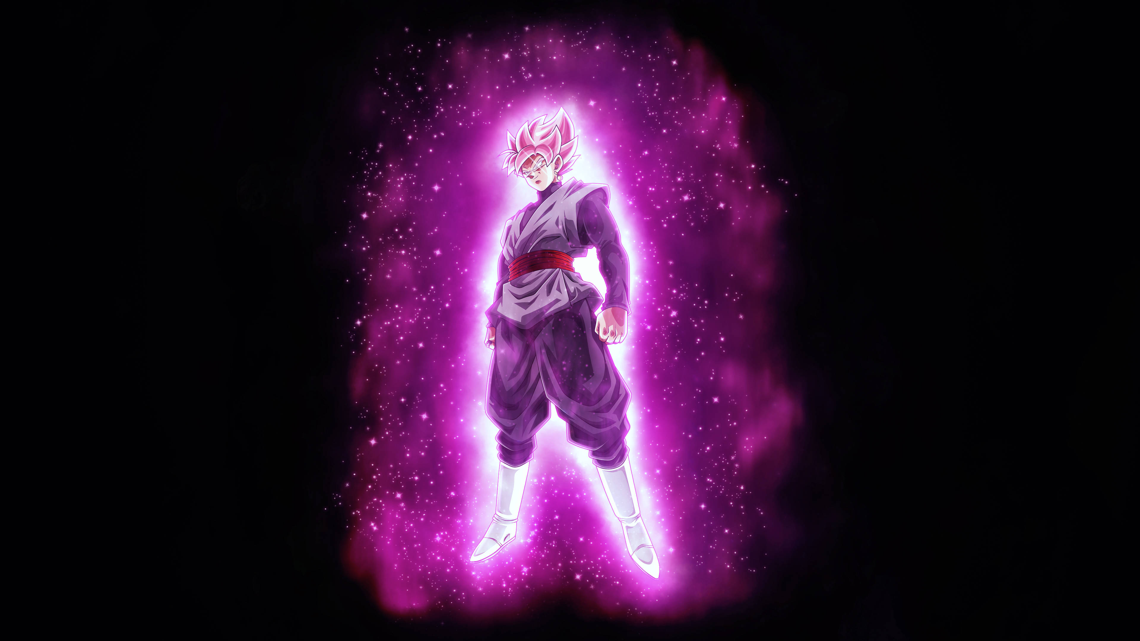 Super Saiyan Rose Goku Black Background