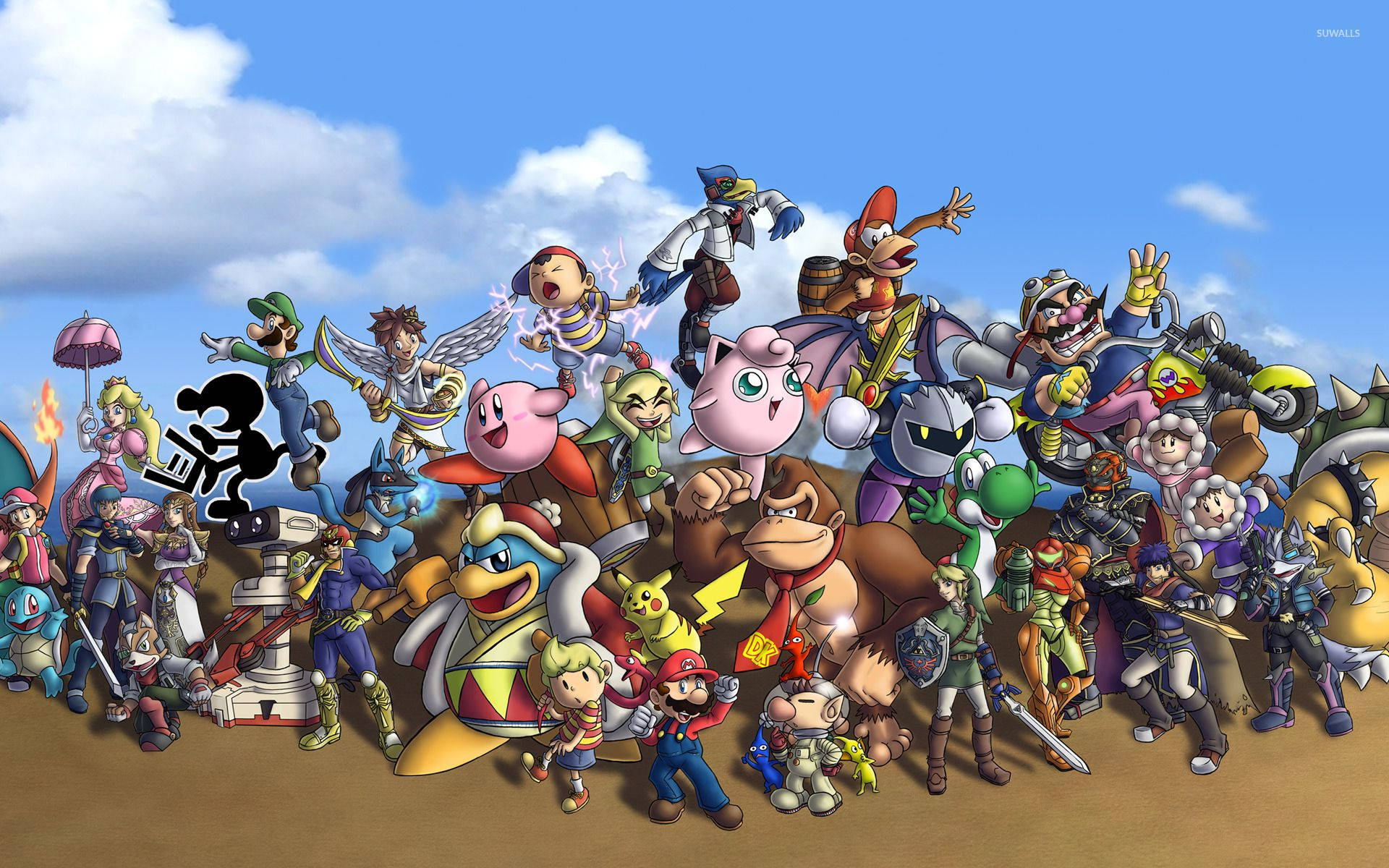 Super Smash Bros 3d Background