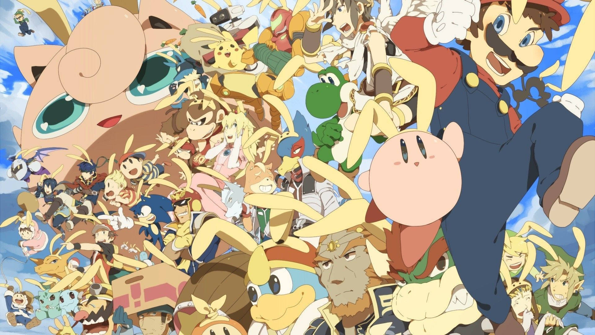 Super Smash Bros Anime Background