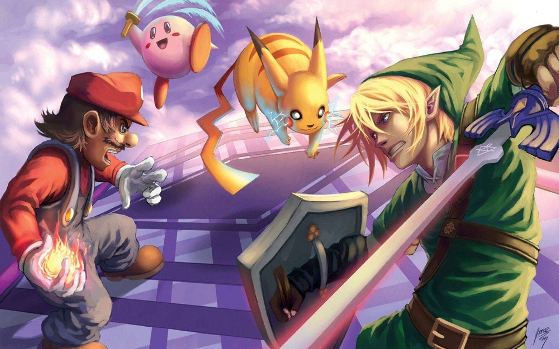Super Smash Bros Fighting Background
