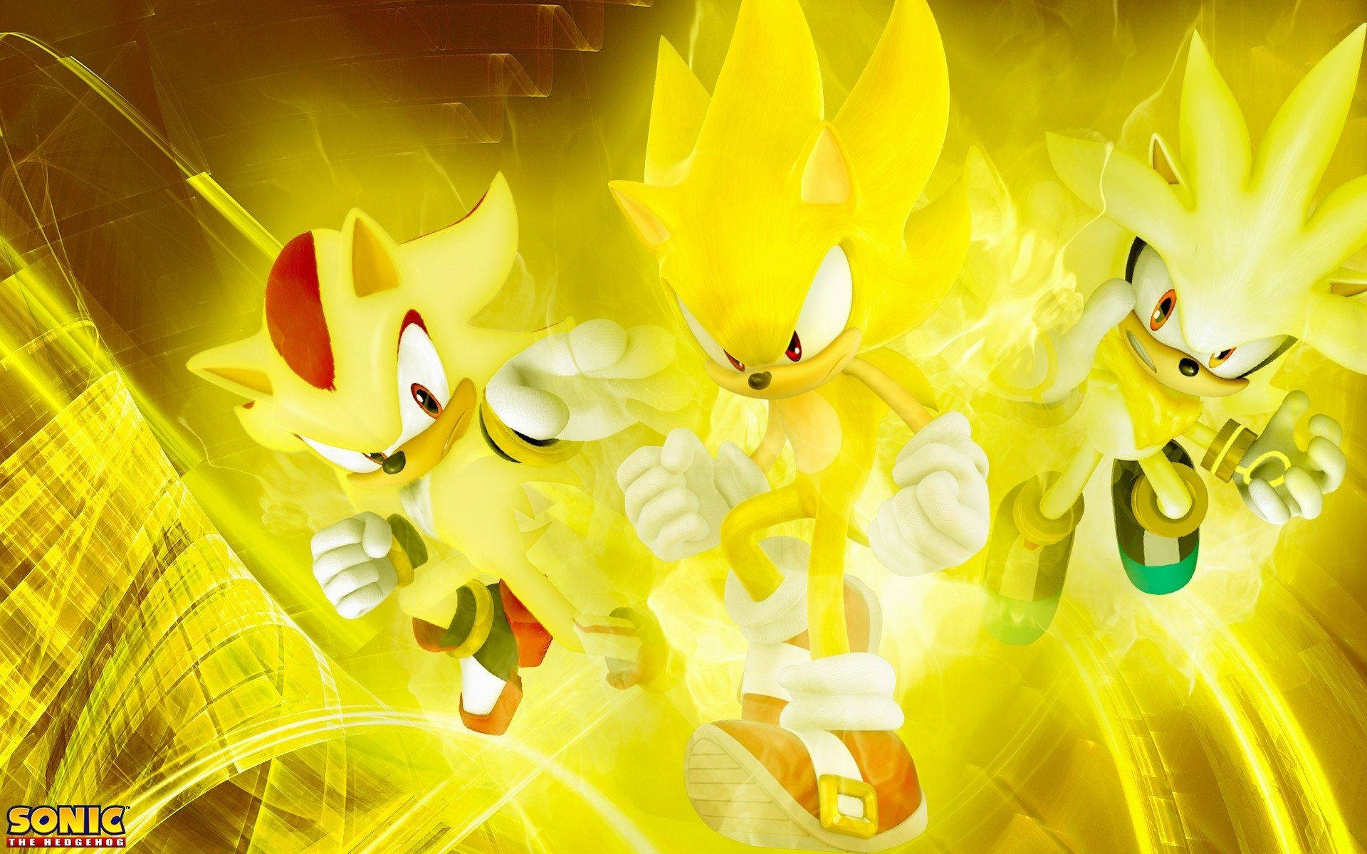 Super Sonic Flash Up Background