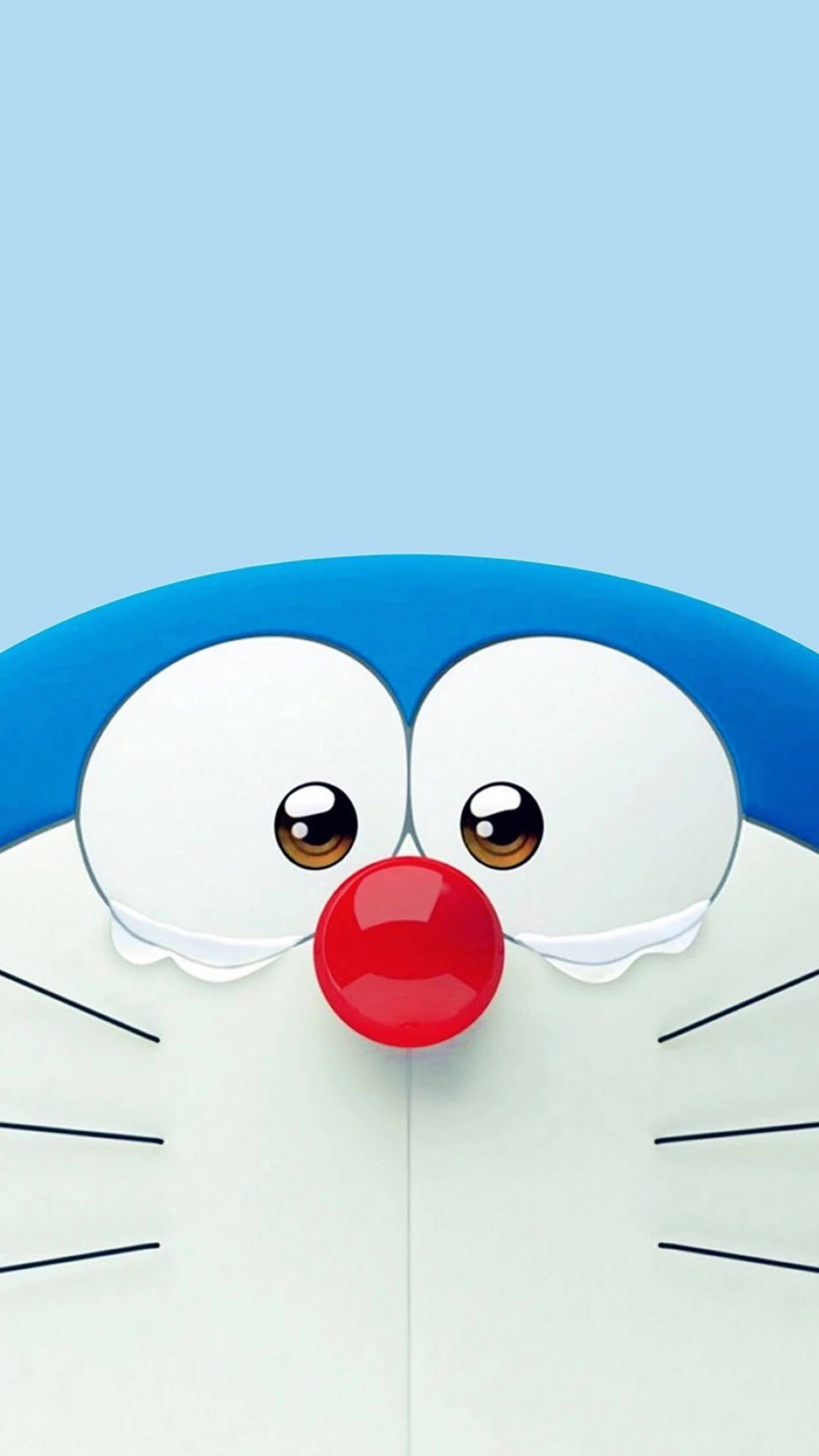 Download Tearful Doraemon Iphone Digital Art Wallpaper Wallpapers Com