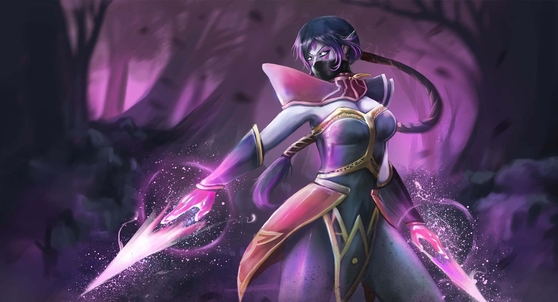 Download The Mysterious Templar Assassin In Action Wallpaper 2005