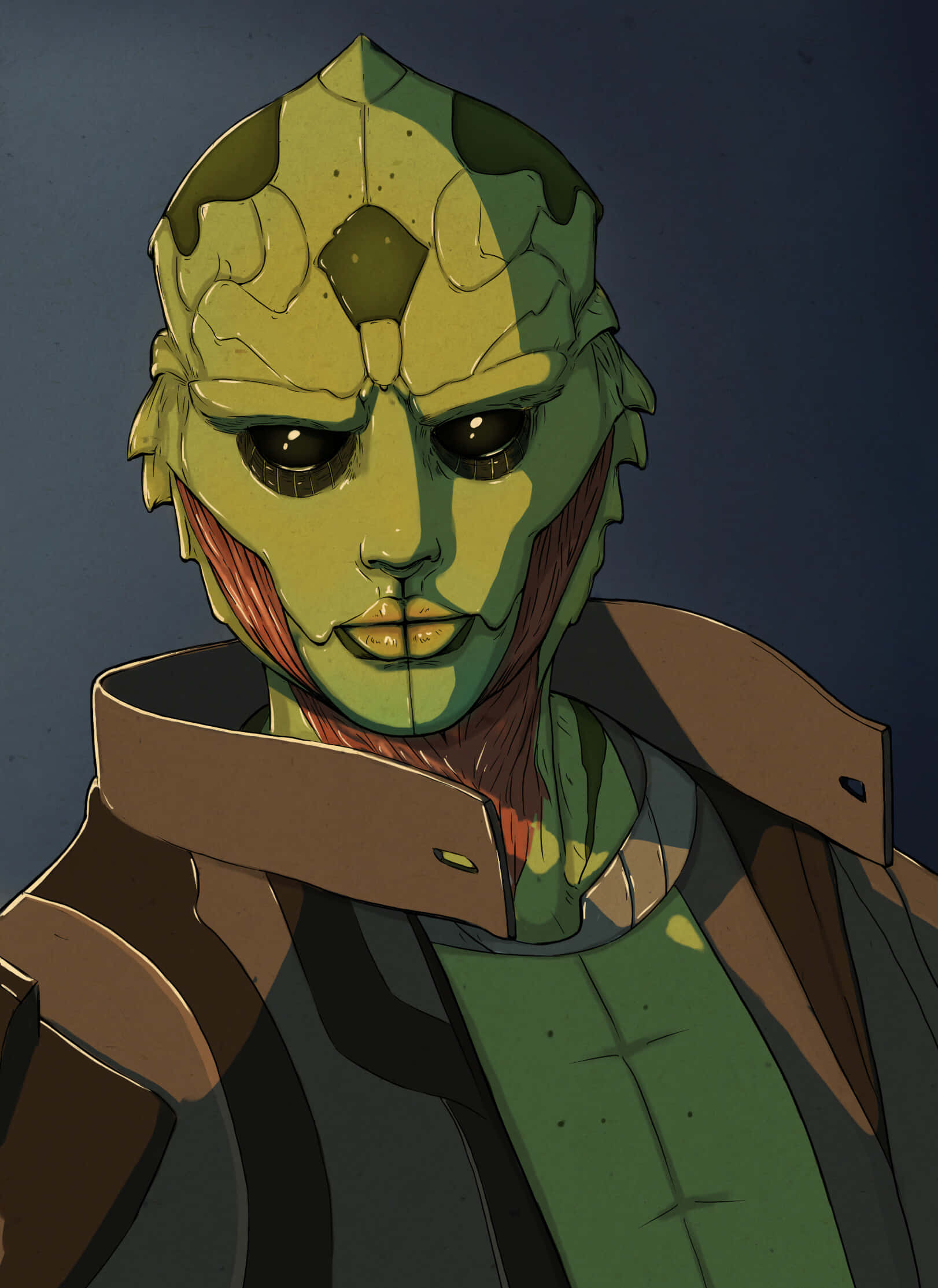 Download The Legendary Thane Krios - Mass Effect Assassin Wallpaper ...