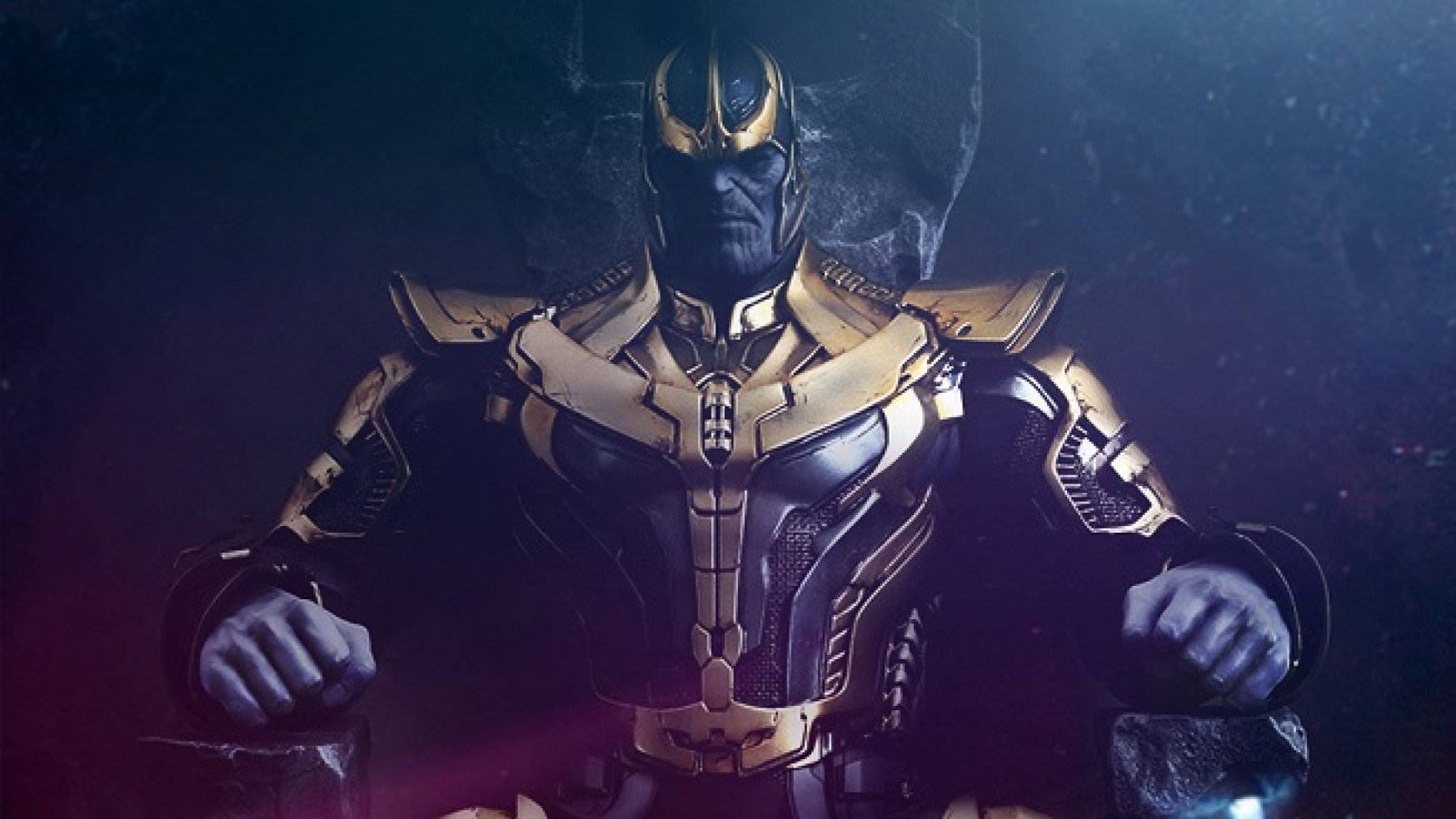 Thanos In Armor Background