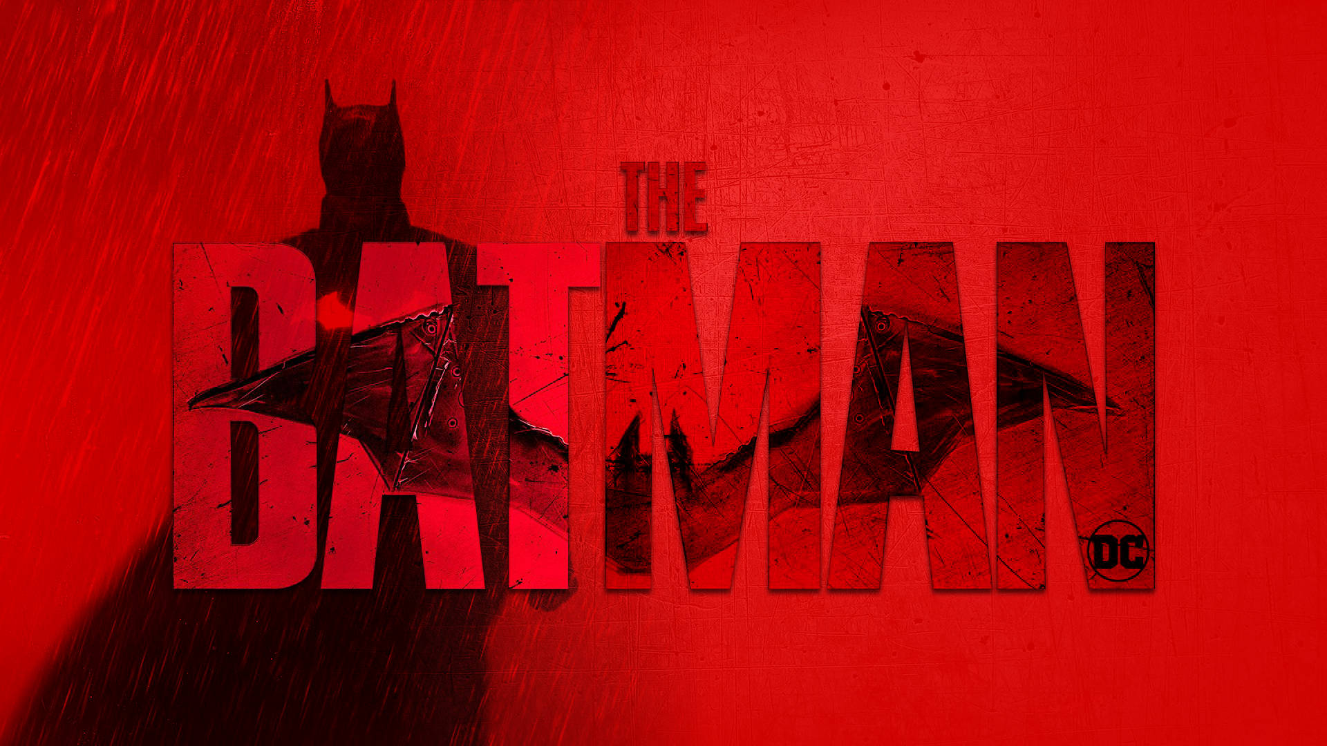 Download The Batman Red Typography Wallpaper | Wallpapers.com