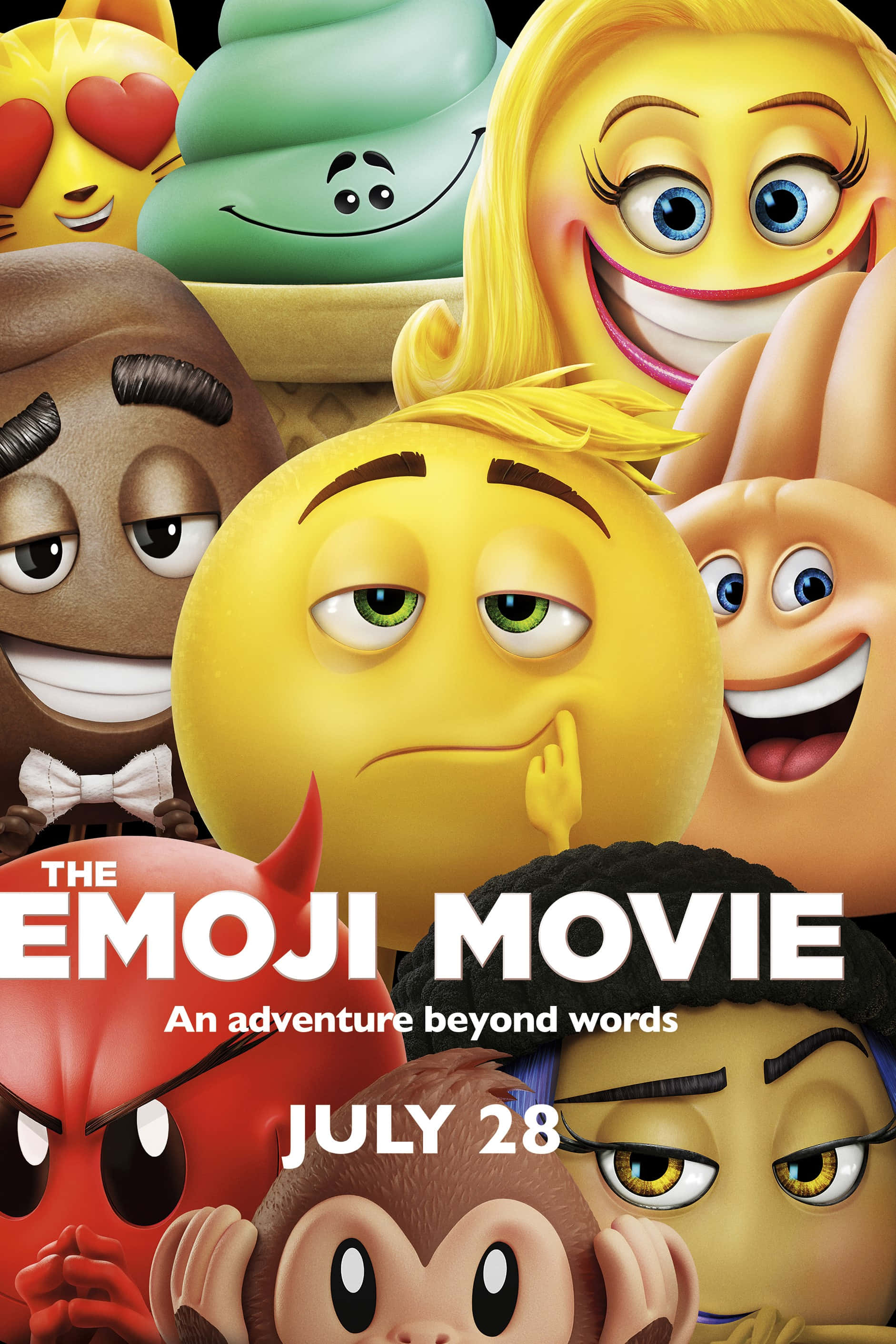 Download The Emoji Movie 2017 Poster Wallpaper | Wallpapers.com