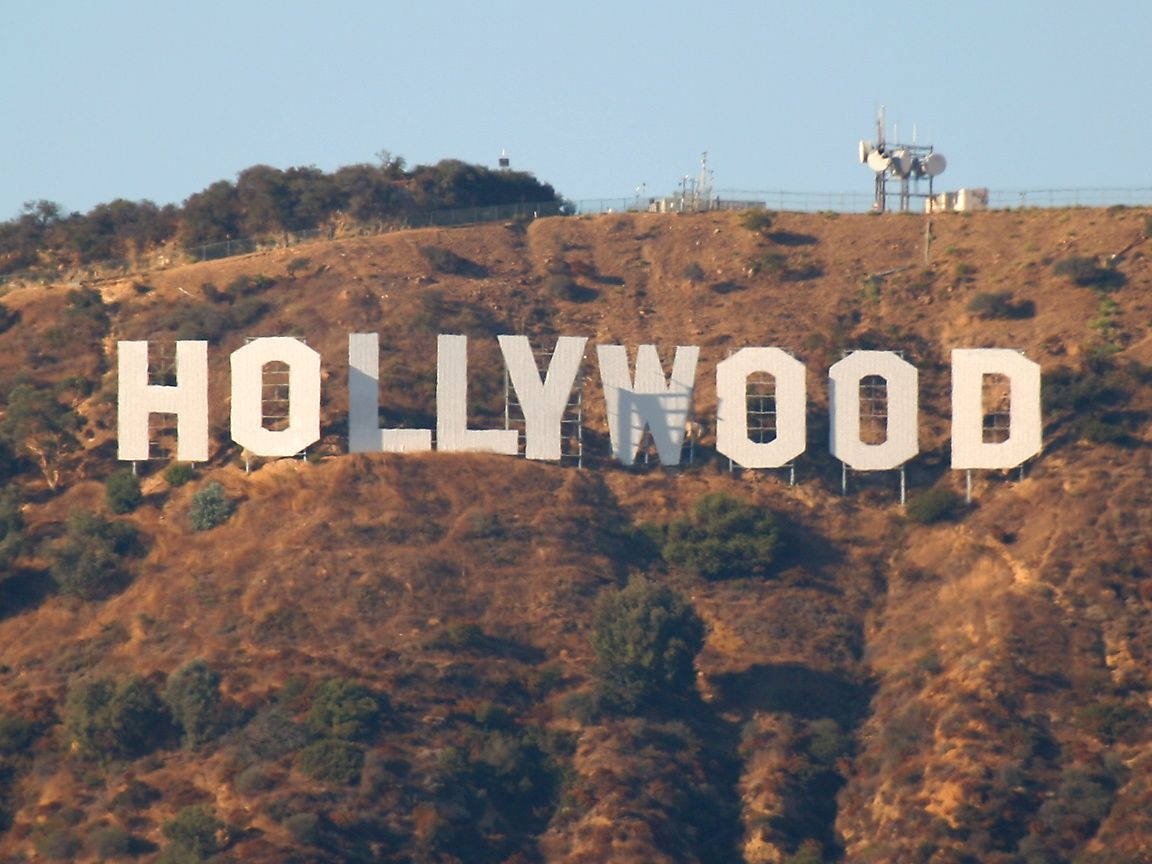 The Hollywood Sign In Los Angeles Background