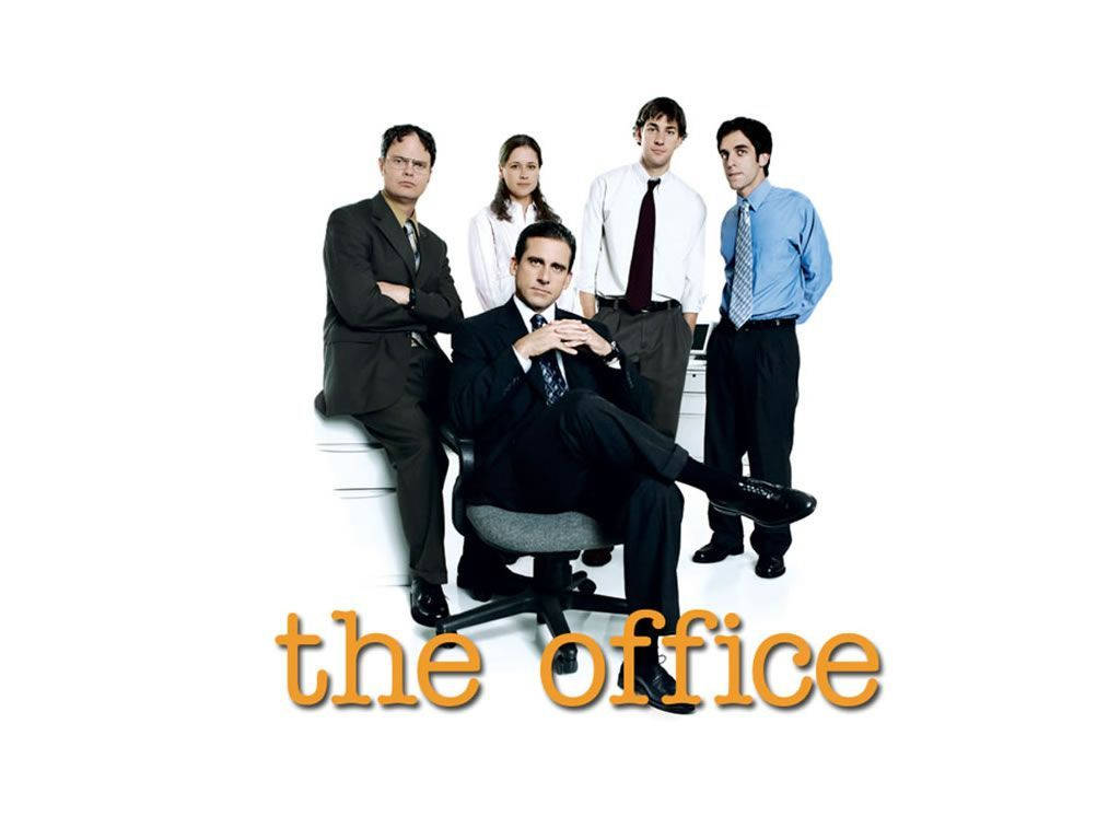 The Office Cast On White Background