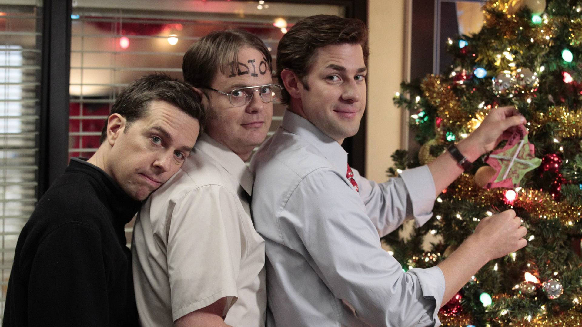 The Office Us Christmas Boys Background