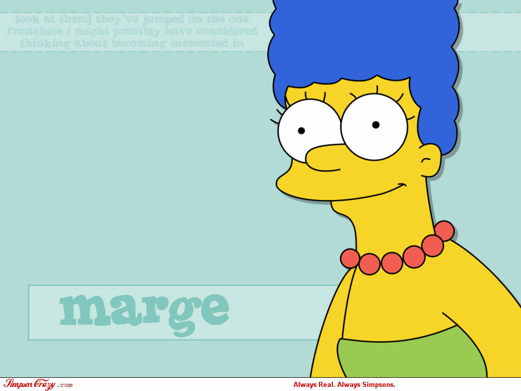 The Simpsons Marge Simpson Background