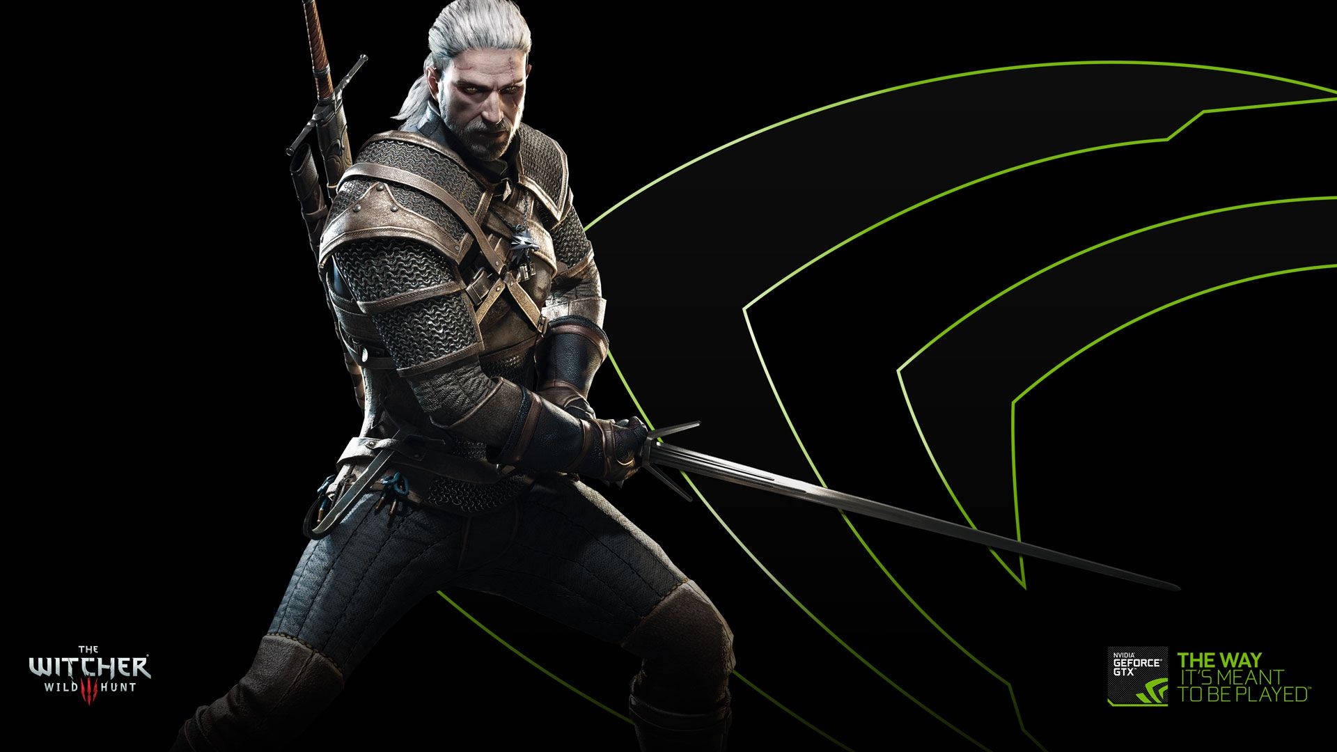 The Witcher 3 Wild Hunt Geralt Nvidia Background