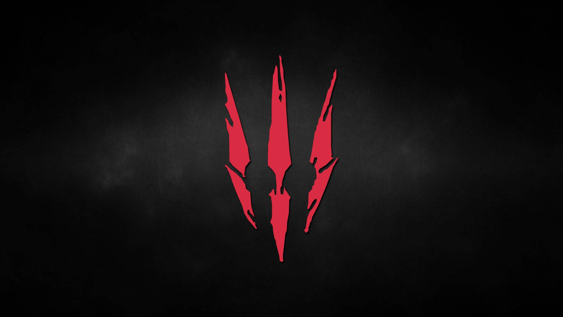 The Witcher Logo On A Black Background Background