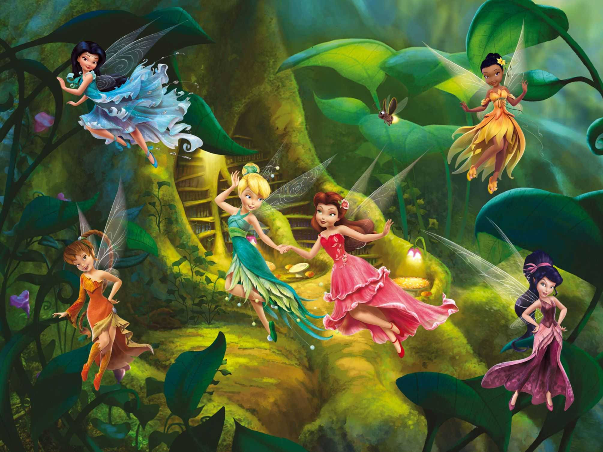 Tinkerbell Fairy And Friends Background