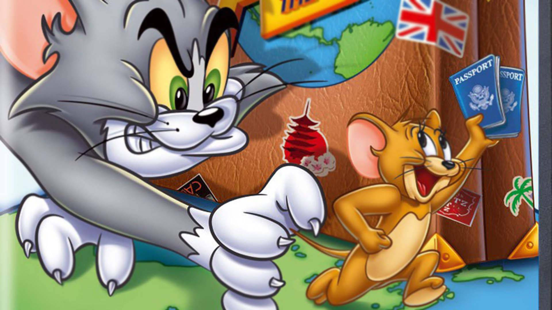 Tom And Jerry Mouse Around World Background