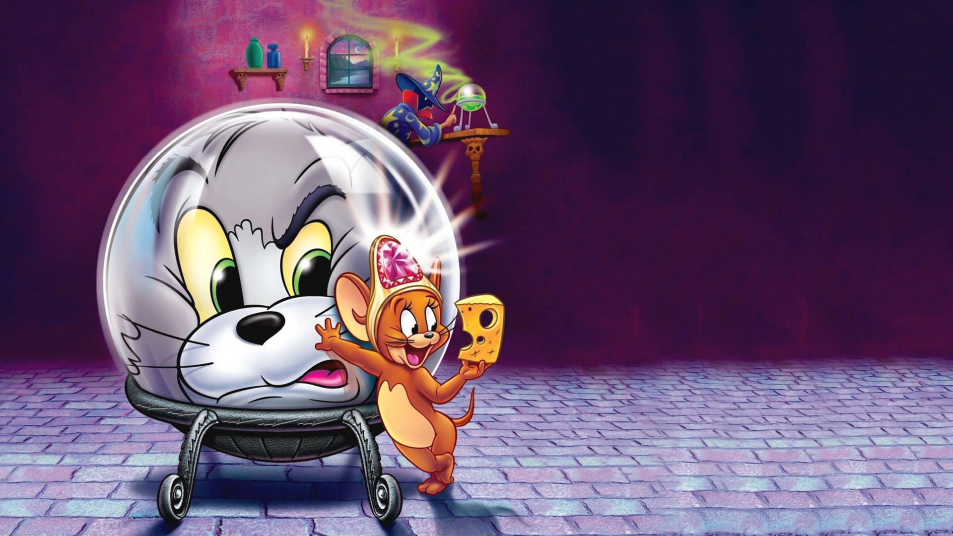 Tom And Jerry Mouse Magic Ring Background