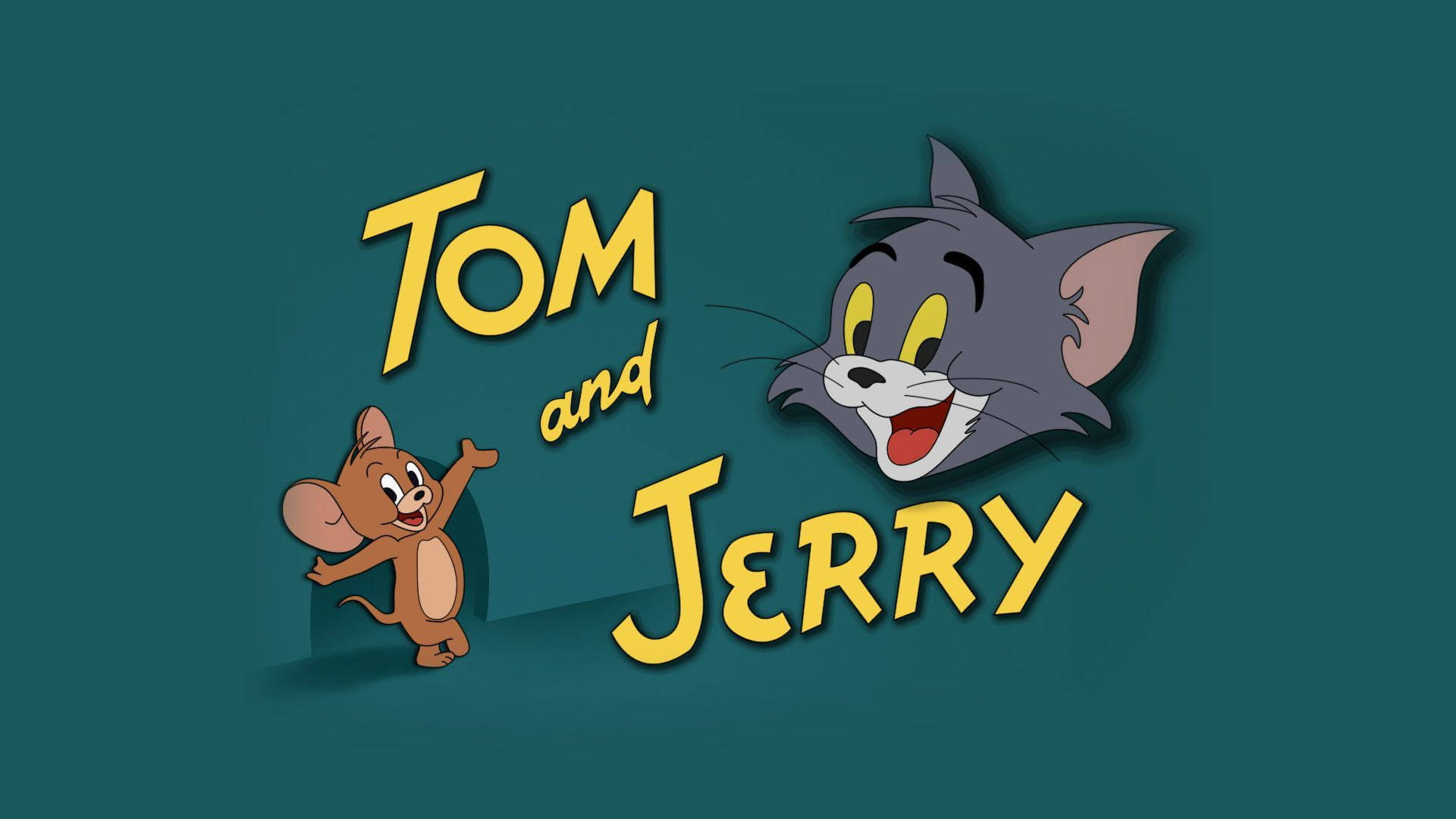 Tom And Jerry Mouse Show Logo Background