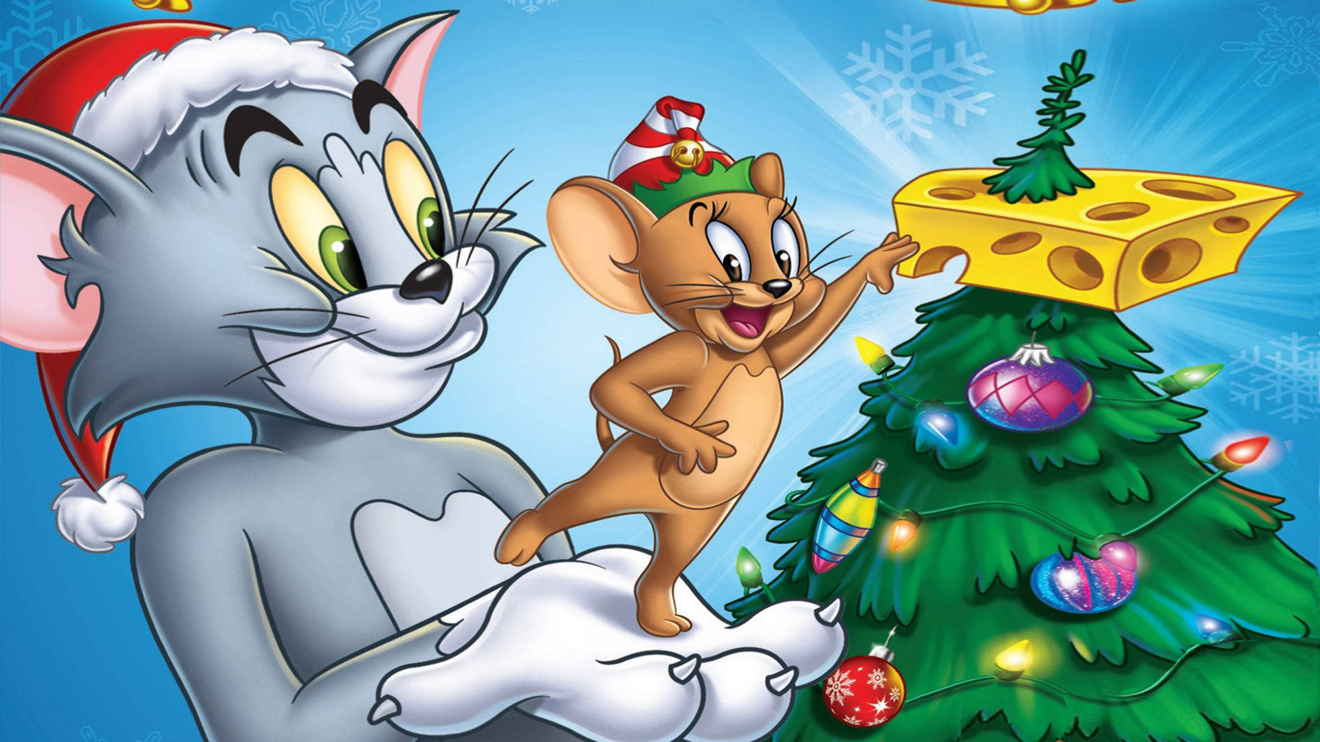 Tom And Jerry Mouse Winter Tails Background