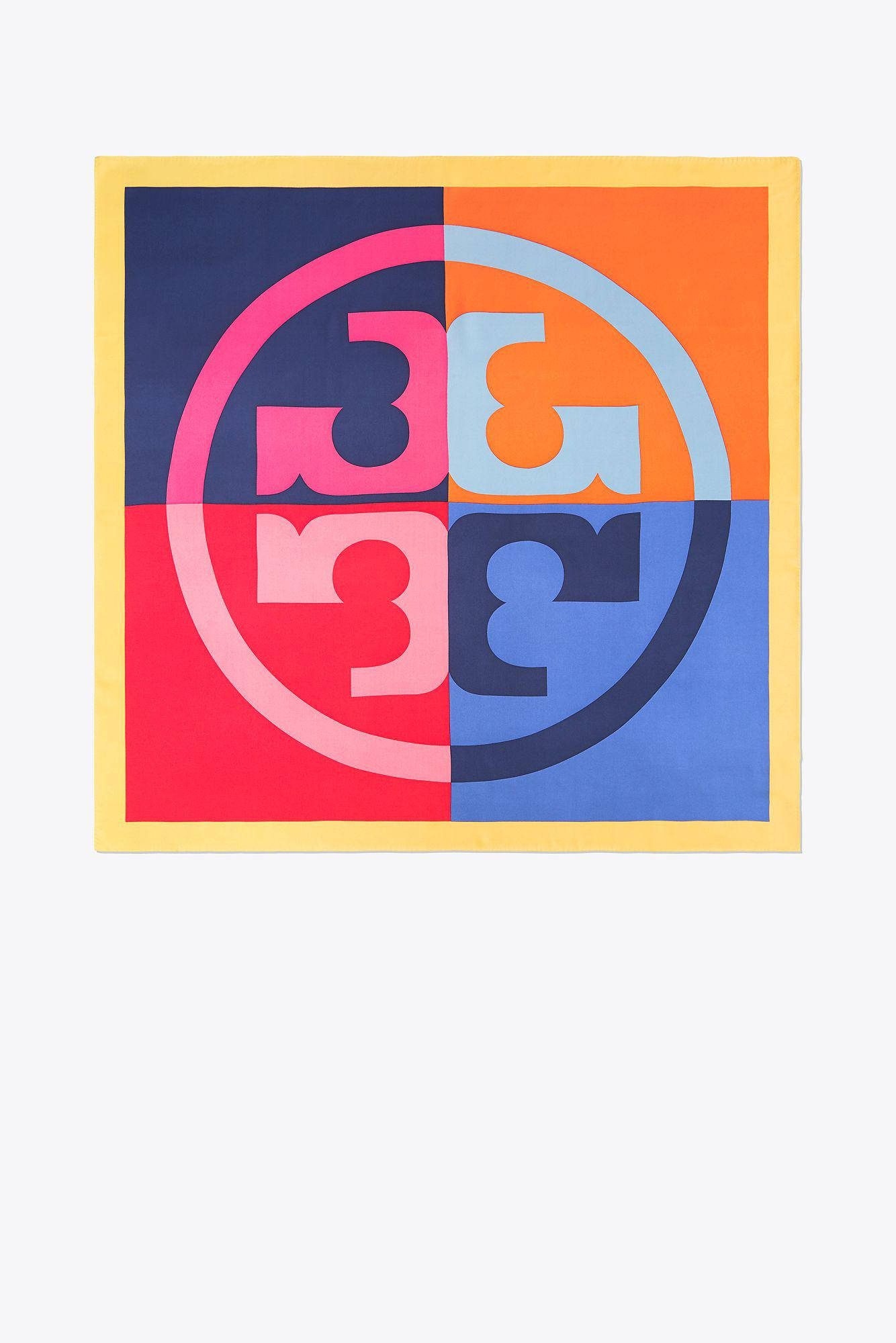 Download Tory Burch Color-block Logo Wallpaper 