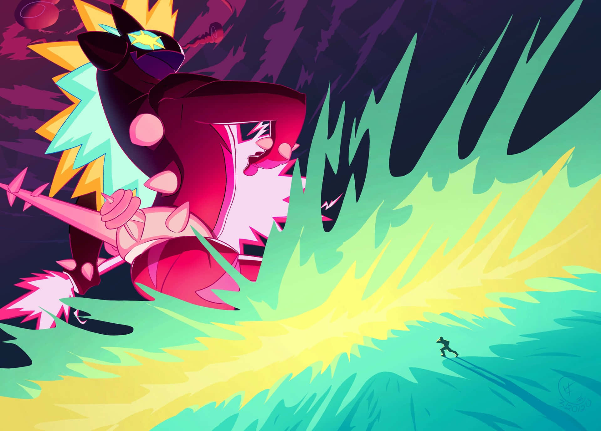 Download Cool Toxtricity Design Wallpaper | Wallpapers.com