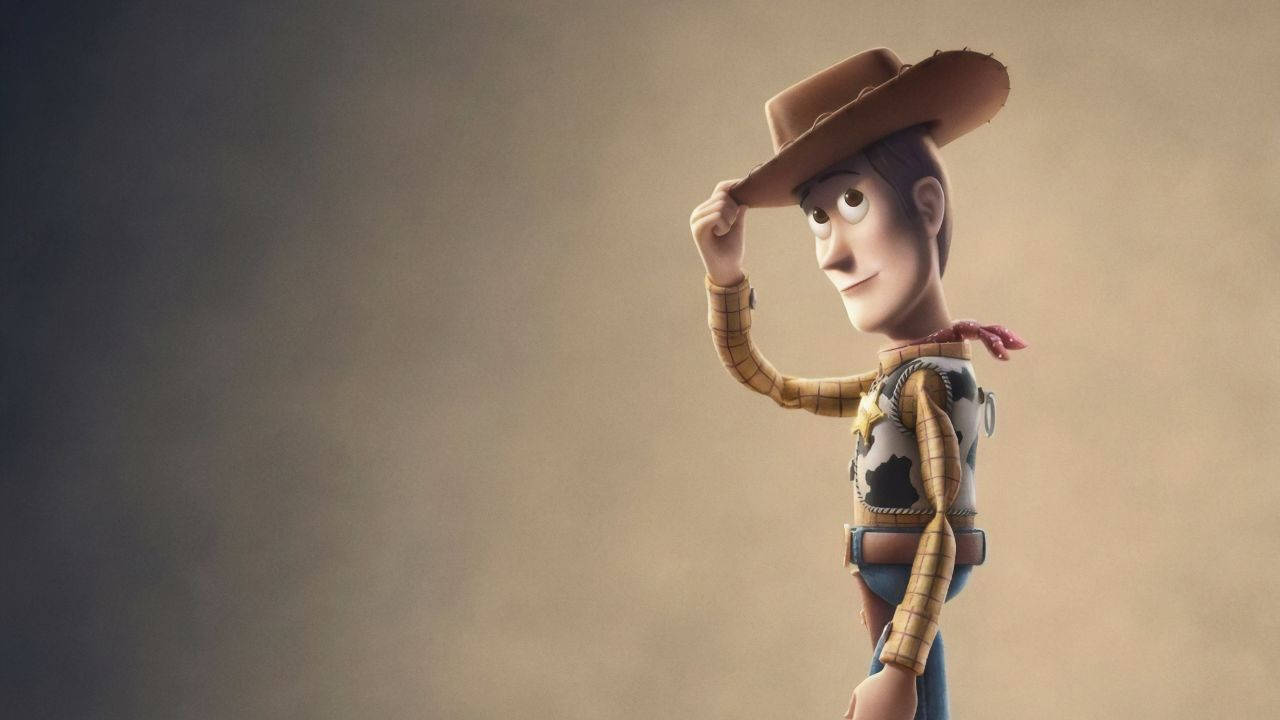 Toy Story 4 Serious Woody Background