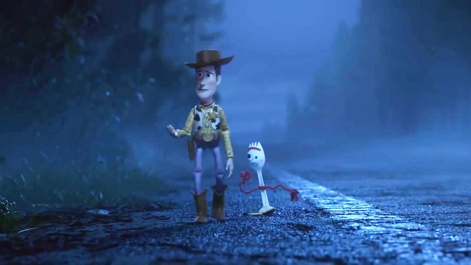 Toy Story 4 Sheriff Wood And Forky Background