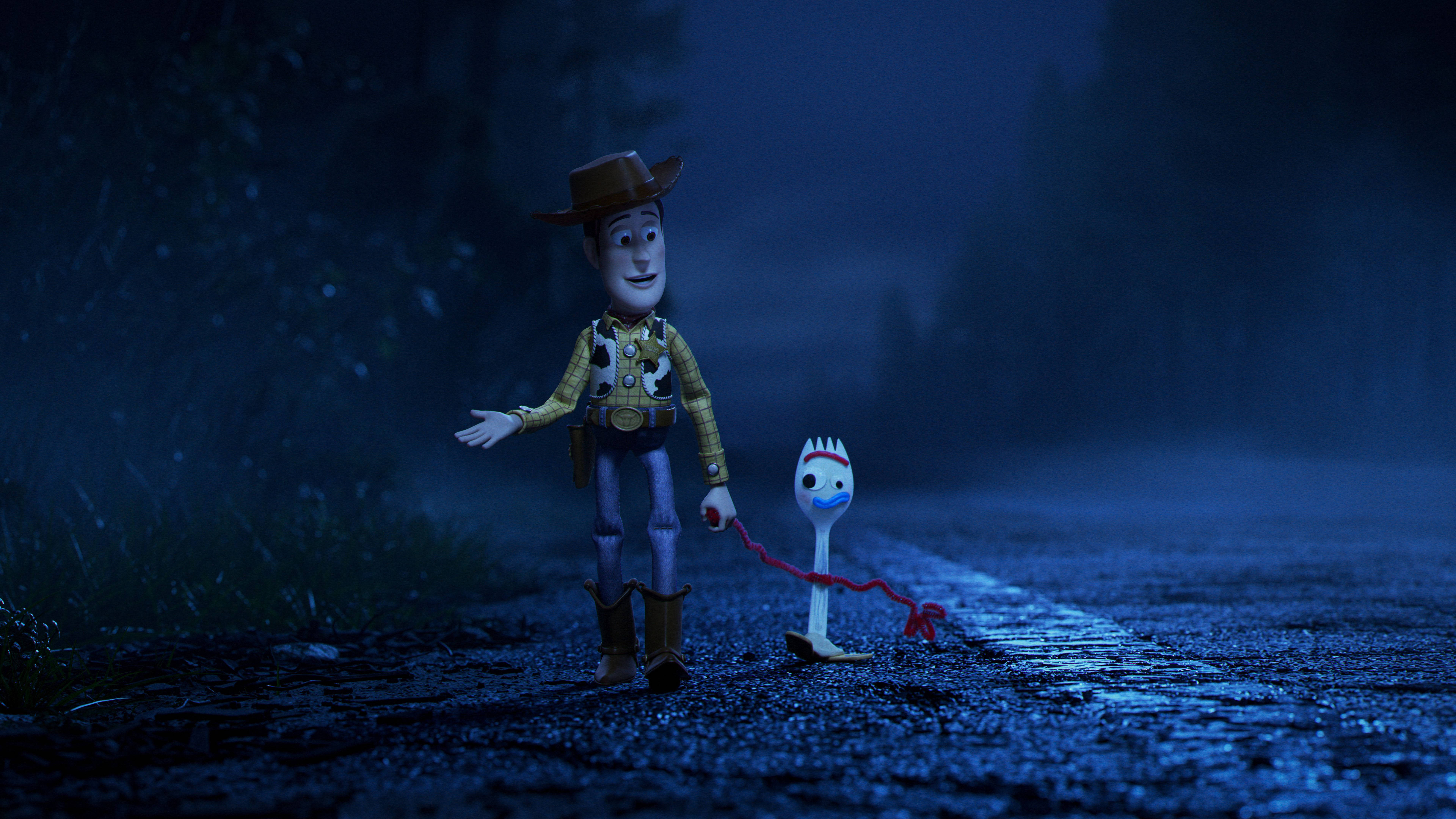 Toy Story 4 Woody And Forky Background