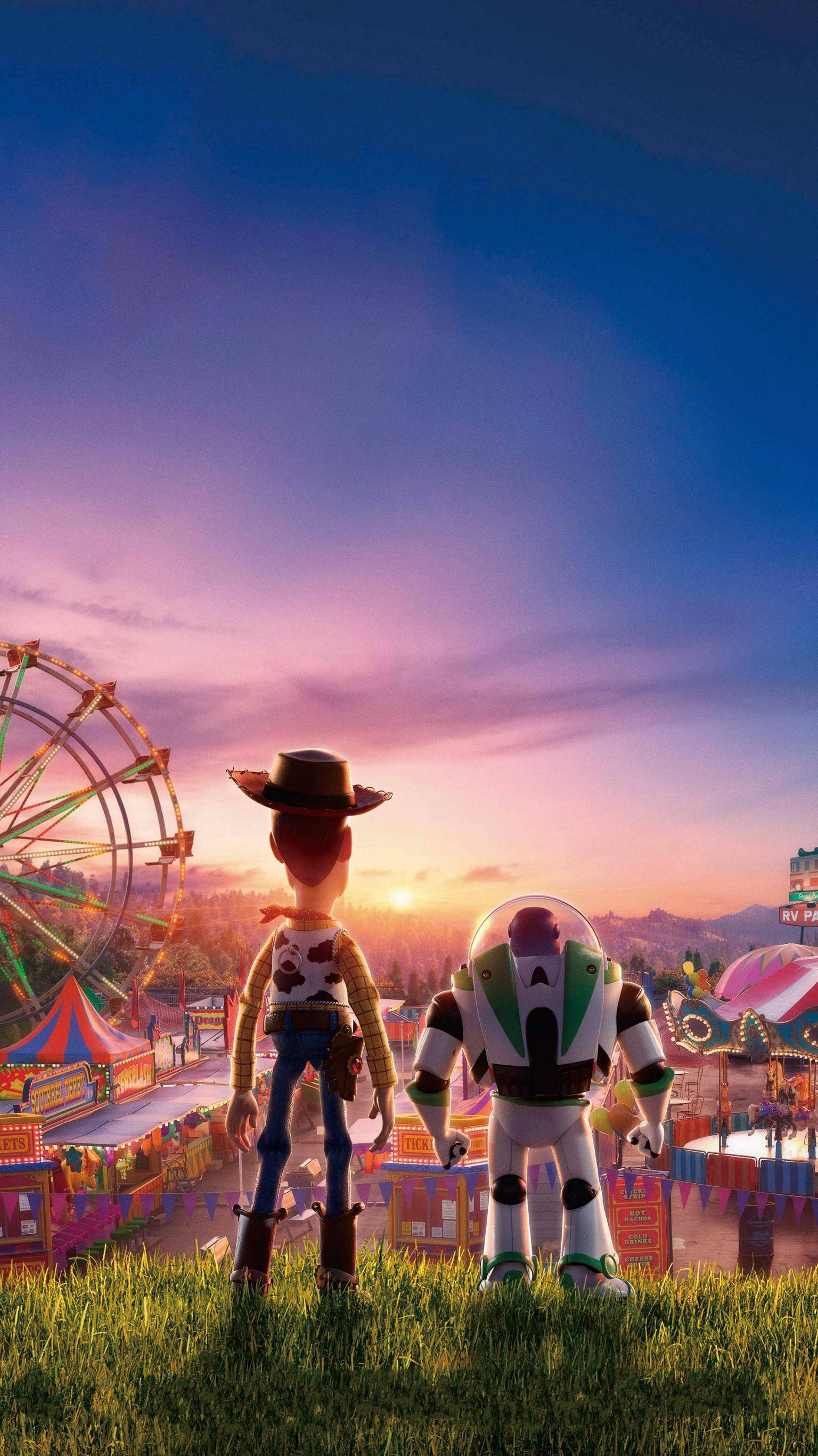 Toy Story Carnival Scene Background