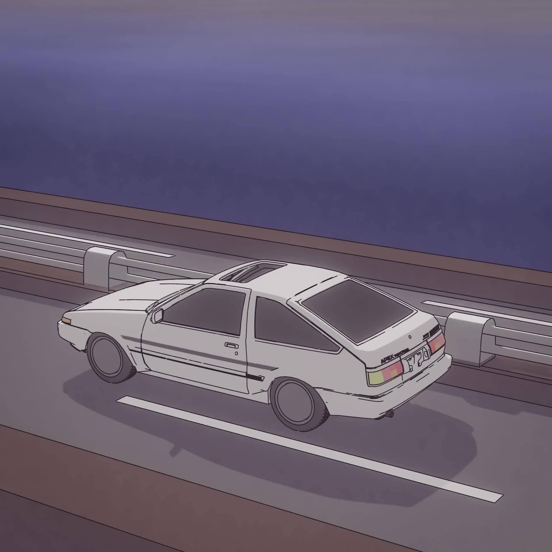 Downloaden Toyota Ae86 Auto Anime 6657