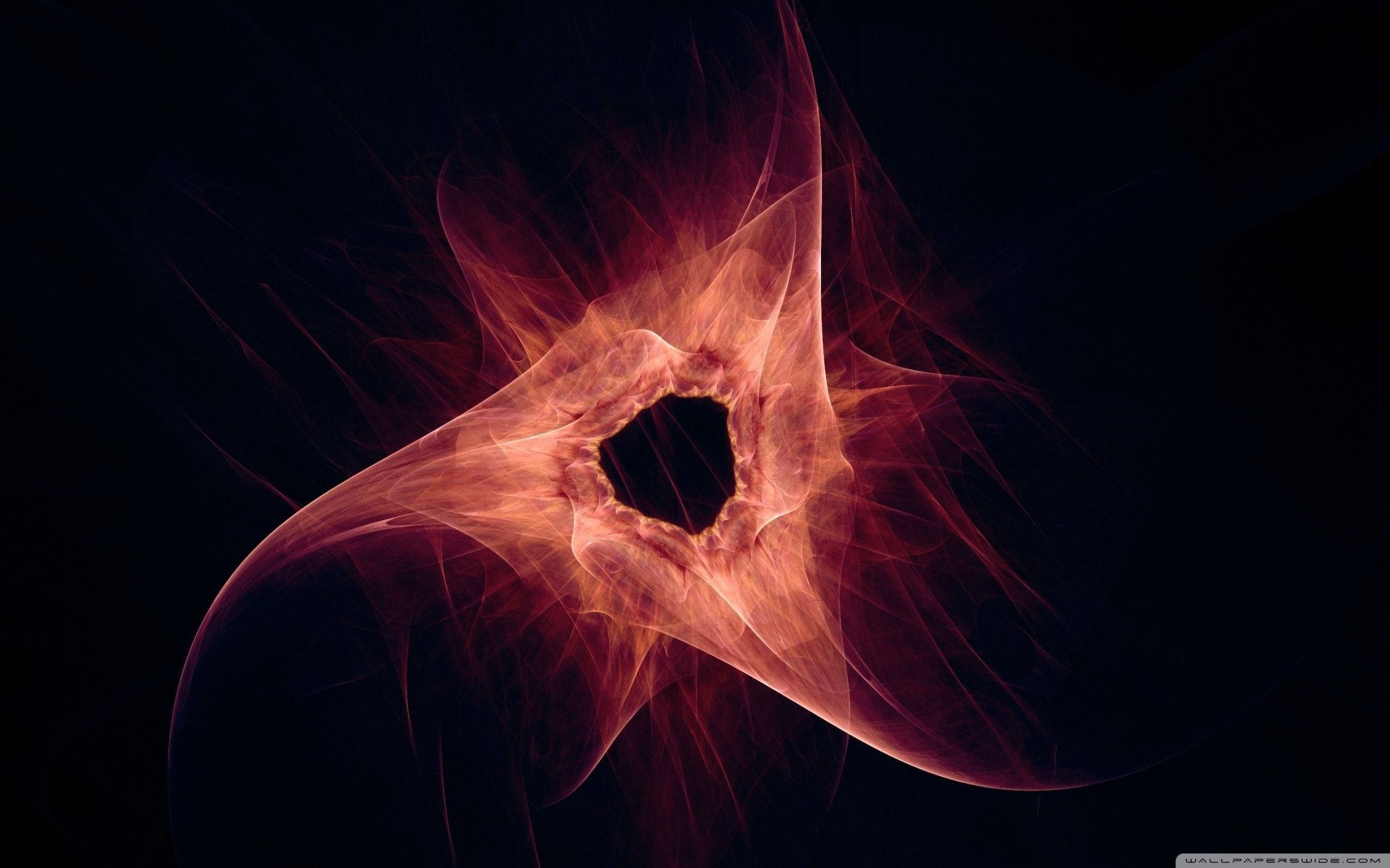 Triangular Red Black Hole Background