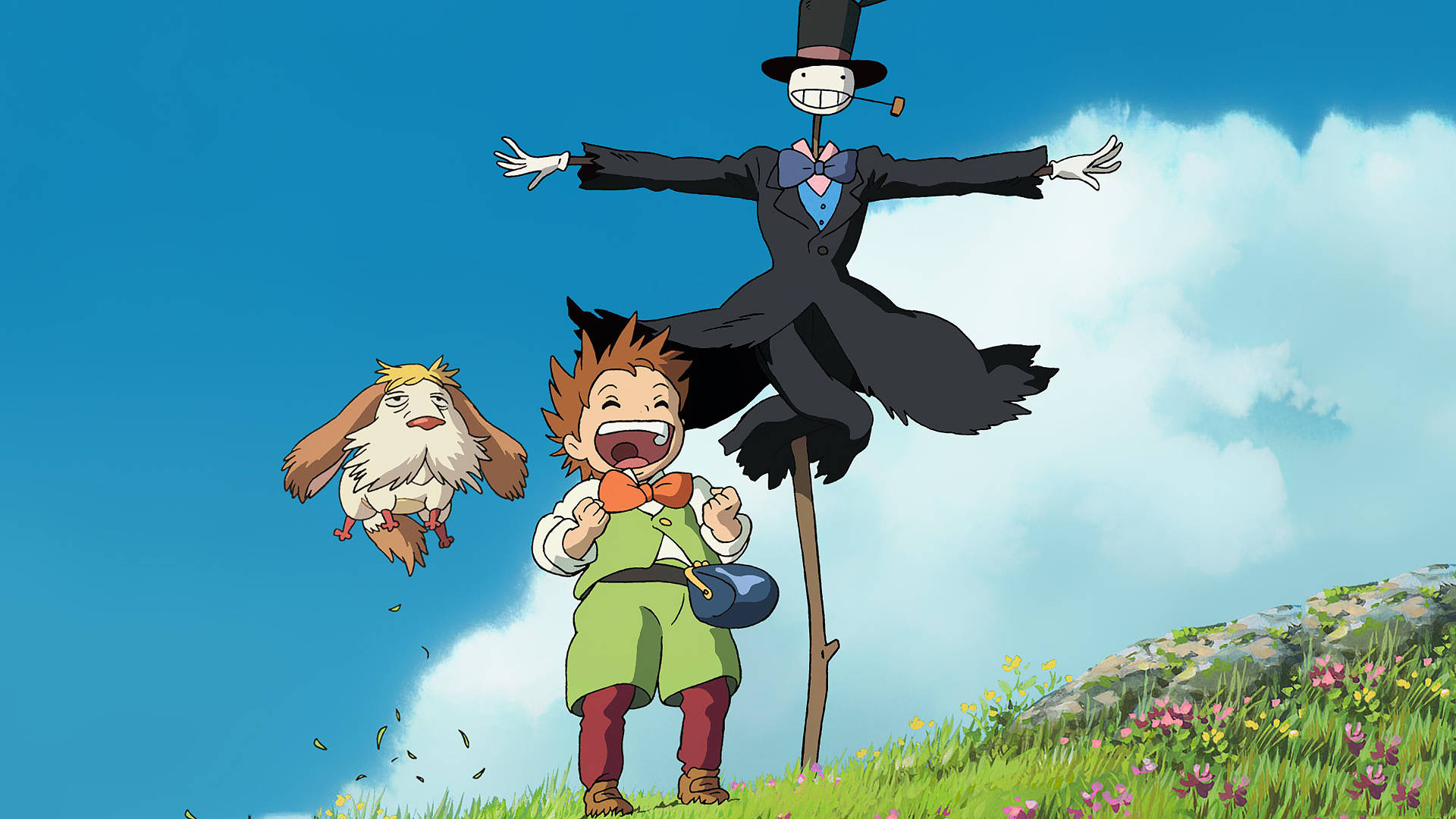 Turnip Head, Markl And Heen Howl's Moving Castle Background