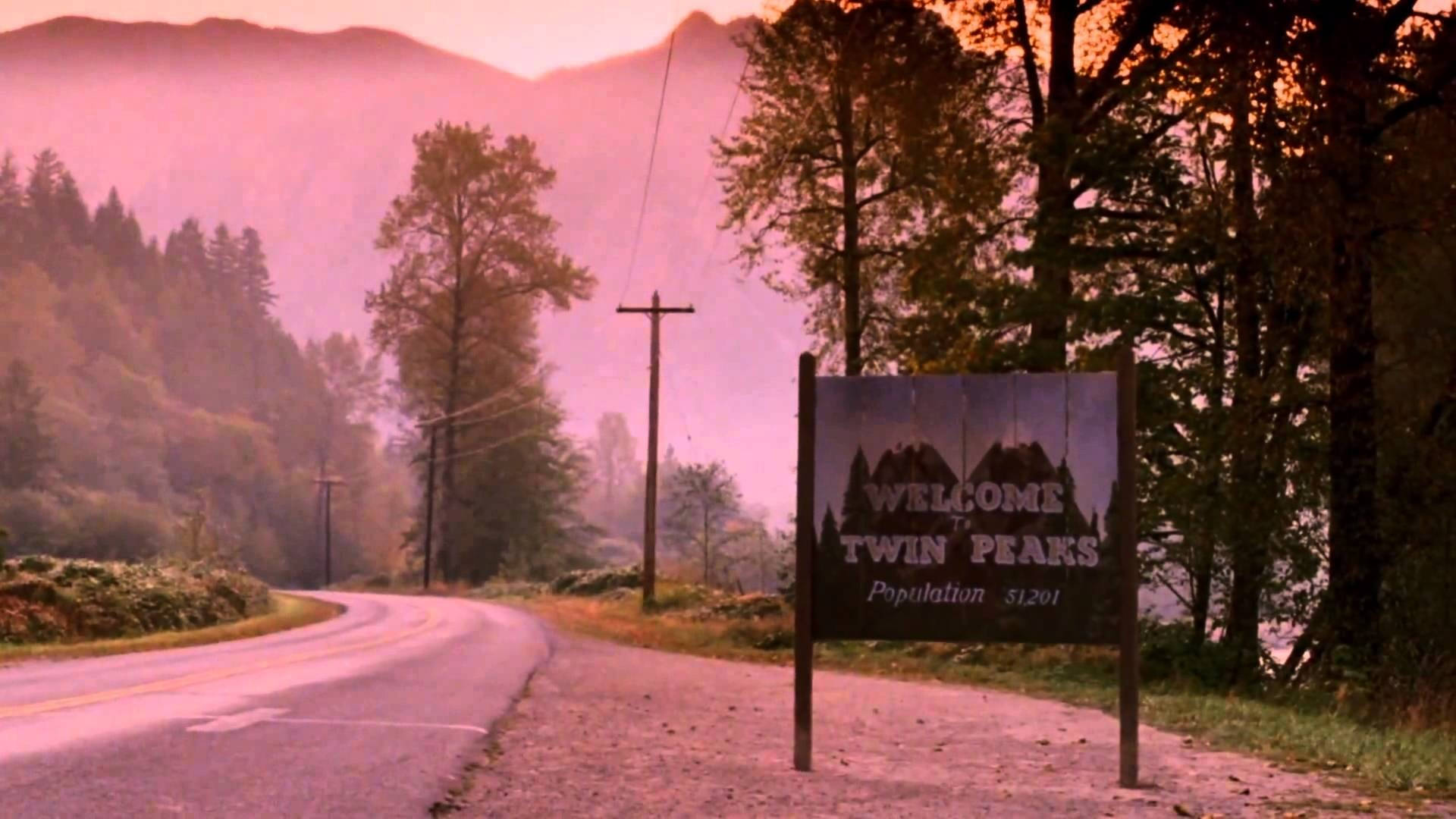 Download Twin Peaks Welcome Sign Wallpaper | Wallpapers.com